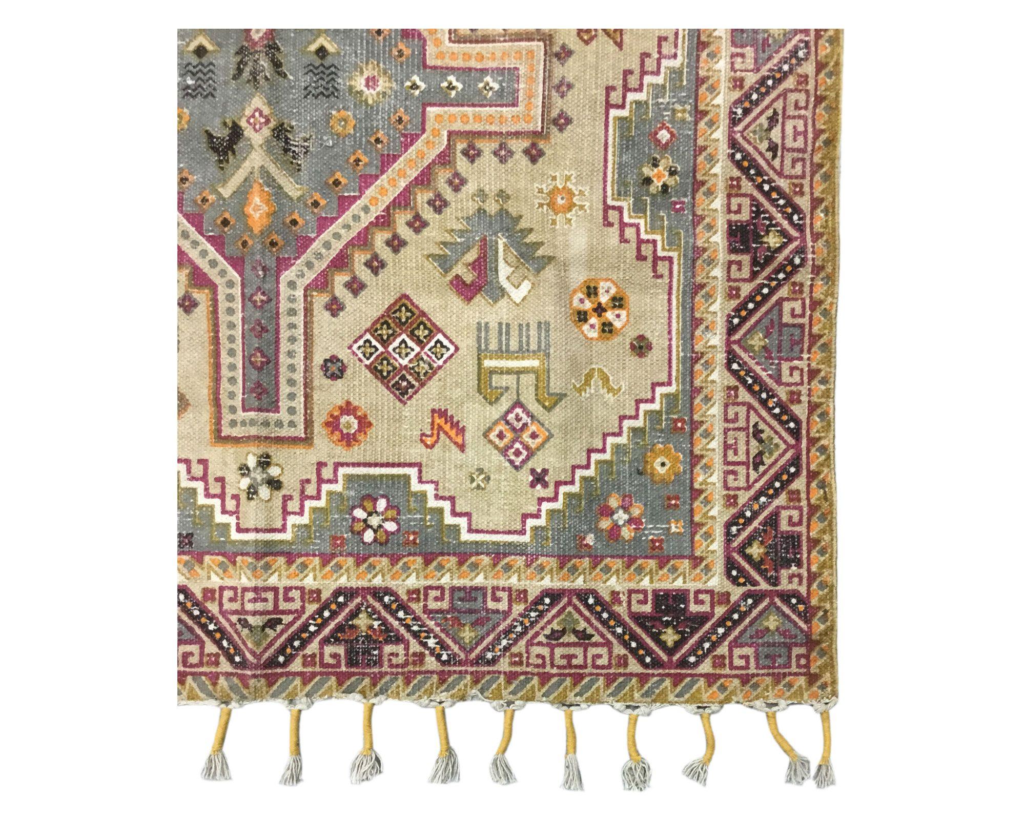 Alfombra 200x300 cm Bhopal rosado Cotidiana-1