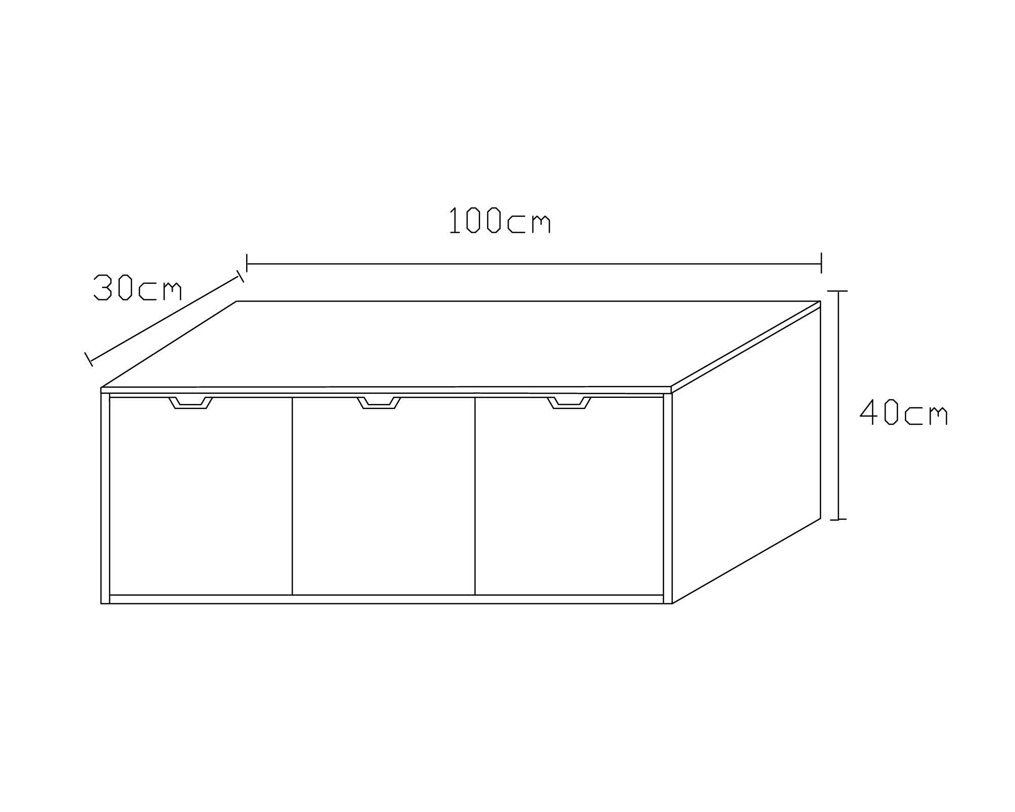 Mueble organizador 3 puertas blanco/natural M+Design-4