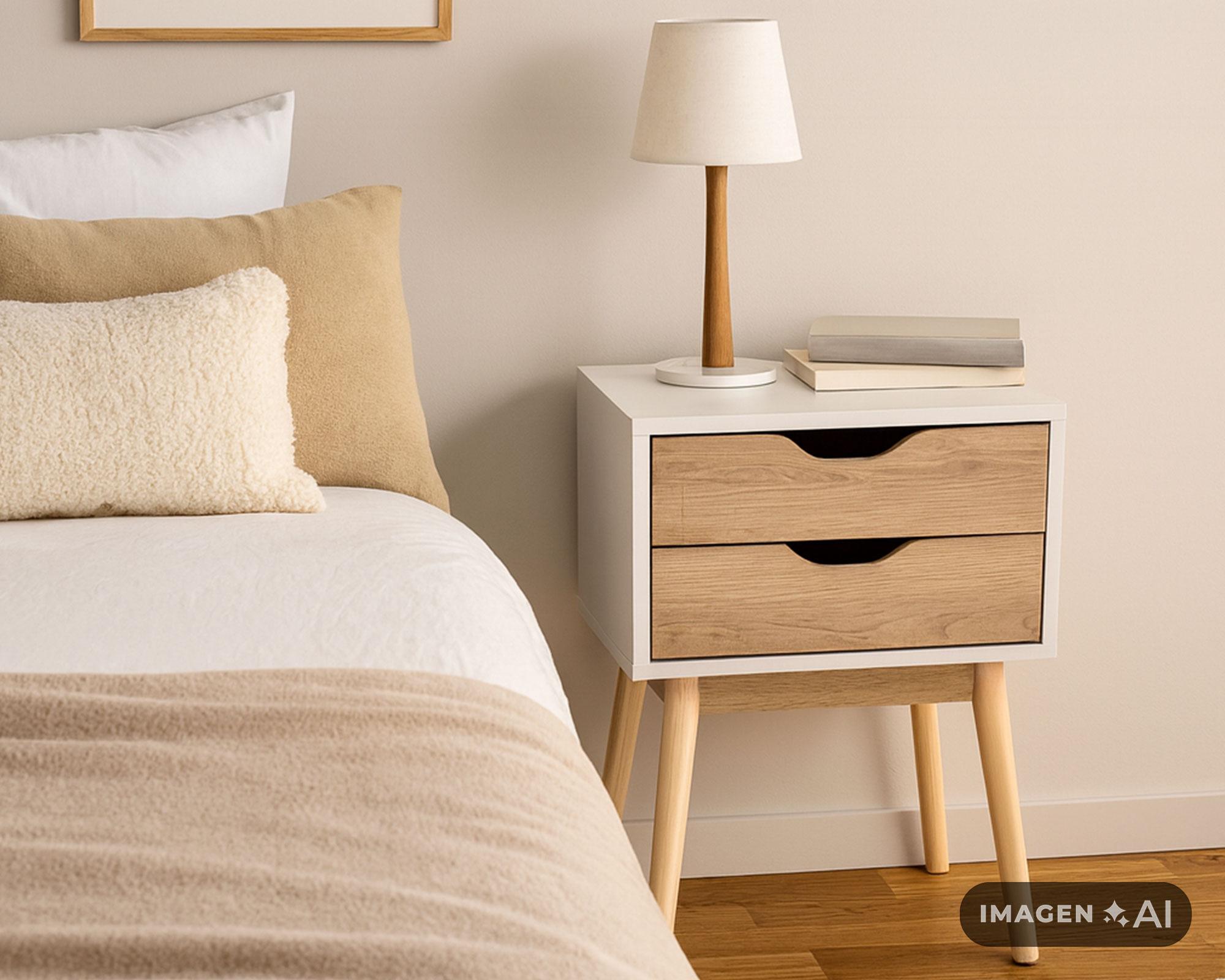 Velador 2 cajones Florencia M+Design-5