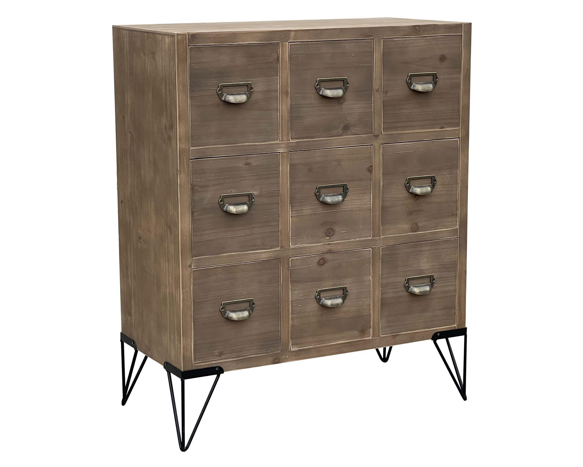 Cómoda 9 cajones Leatherind M+Design-1