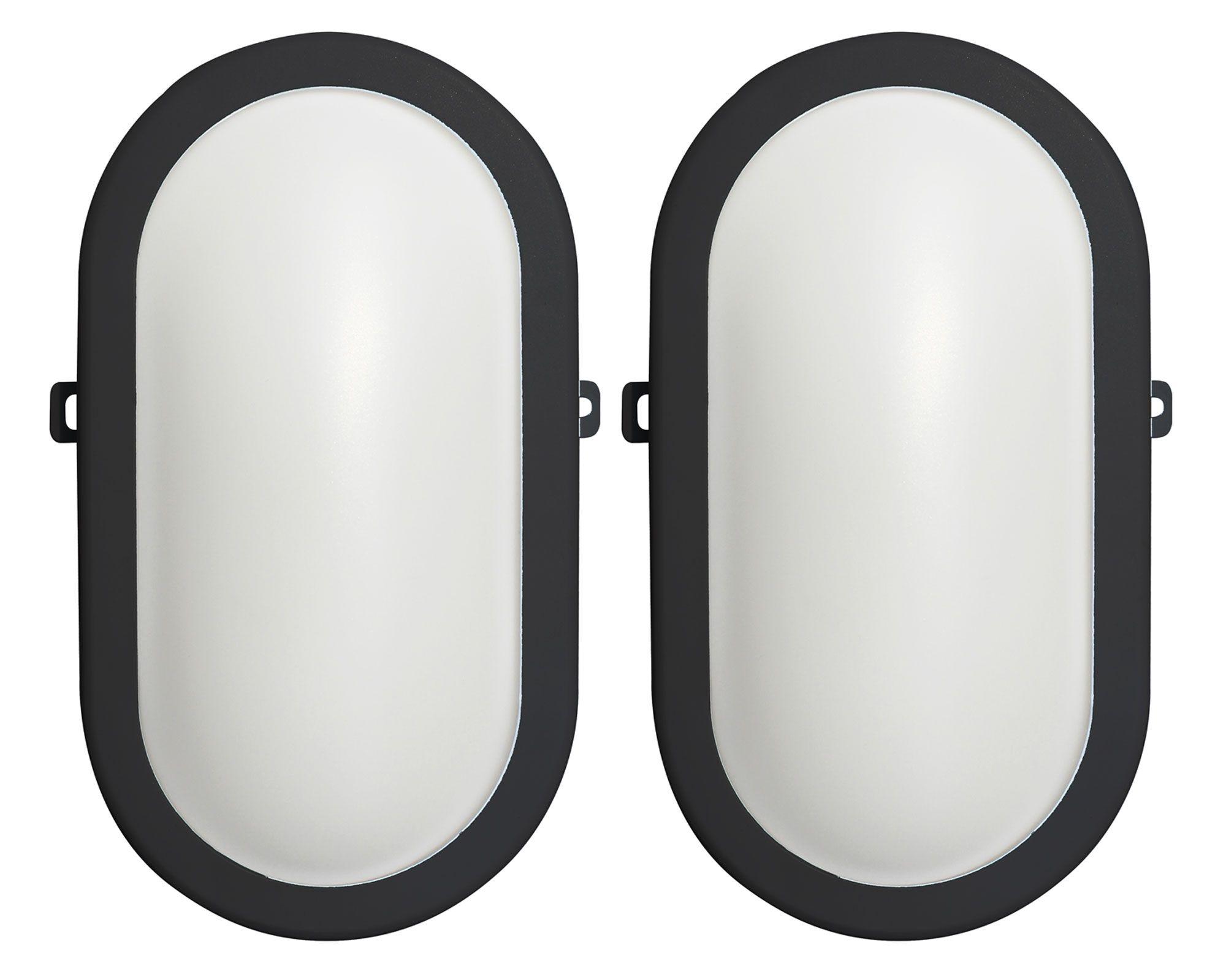 Tortuga LED 12W luz fría 2 unidades Abitare.-0