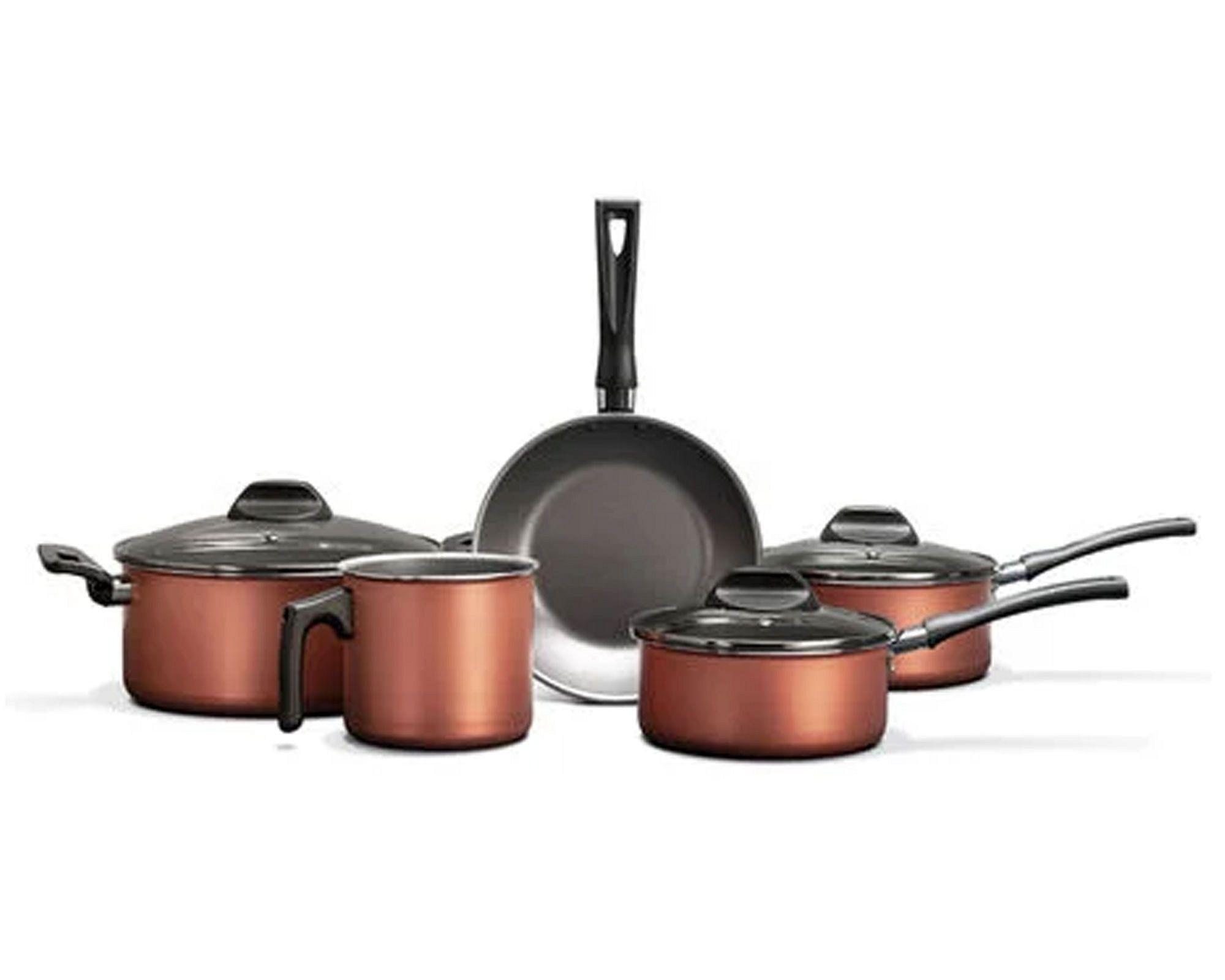 Batería 8 piezas Clove cobre Brinox.-2