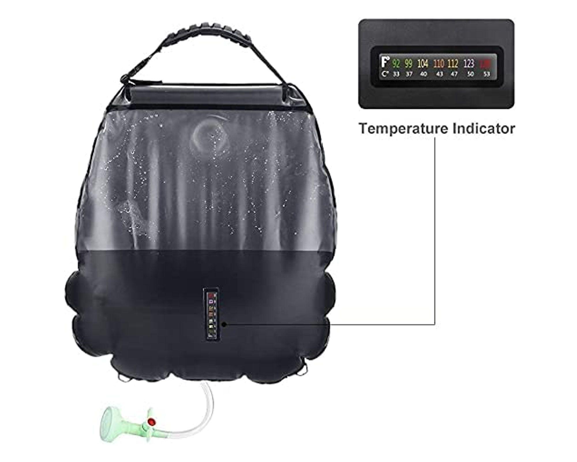 Ducha portátil negro Pro Outdoor.-1