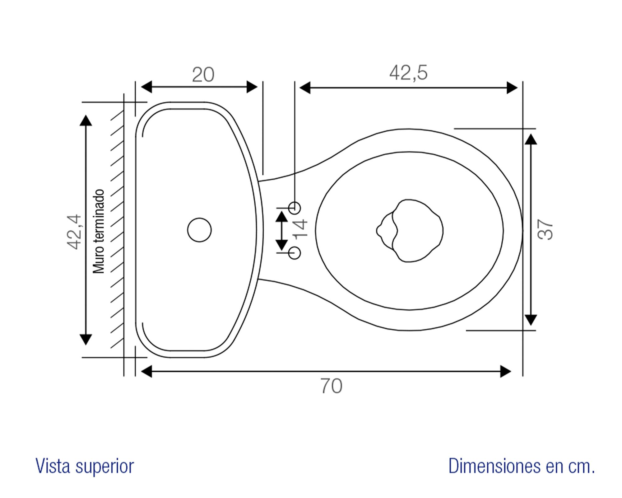 Juego de baño a piso 30.5 cm Evolution verde teal-2