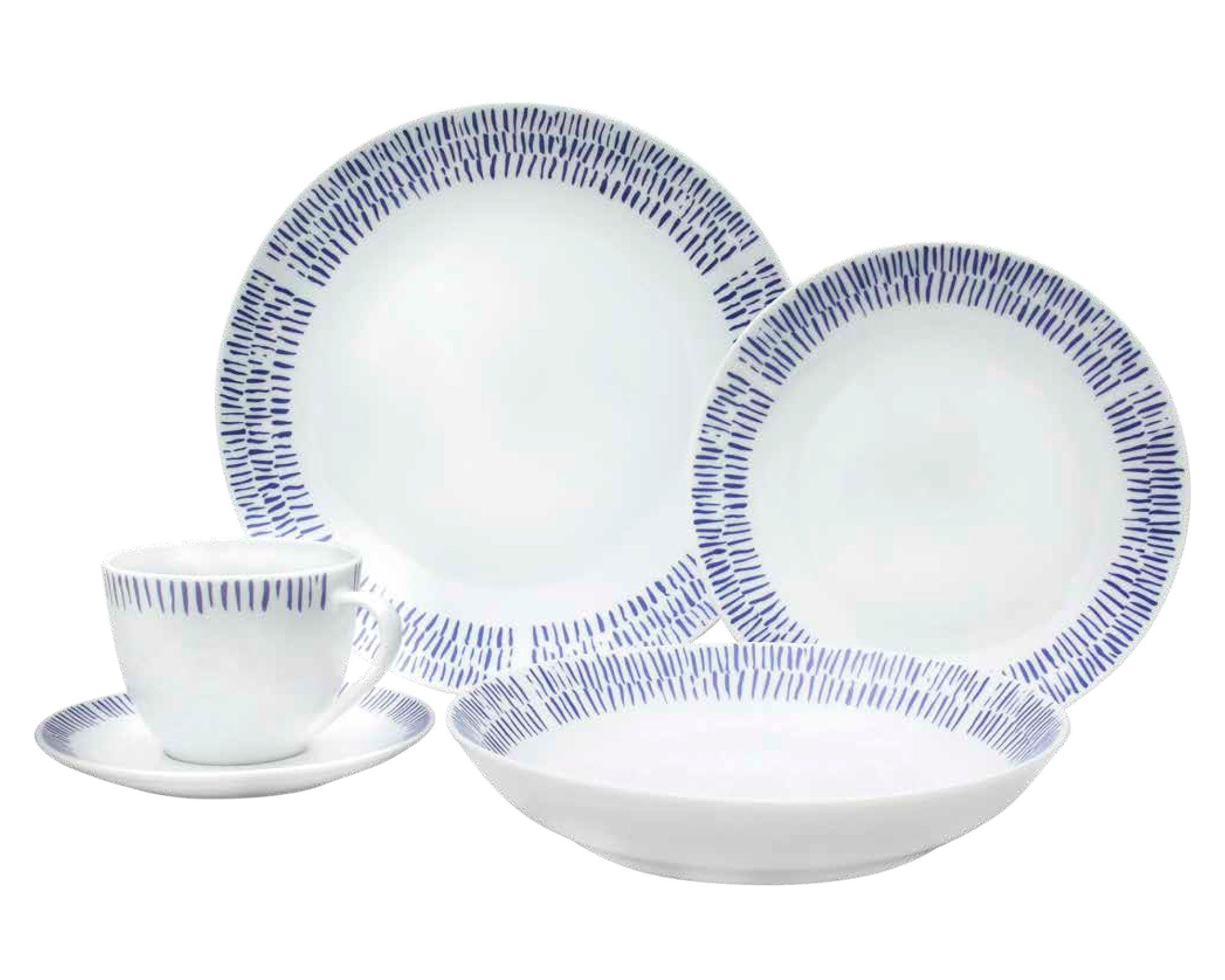 Vajilla 30 piezas Indigo Cotidiana-0