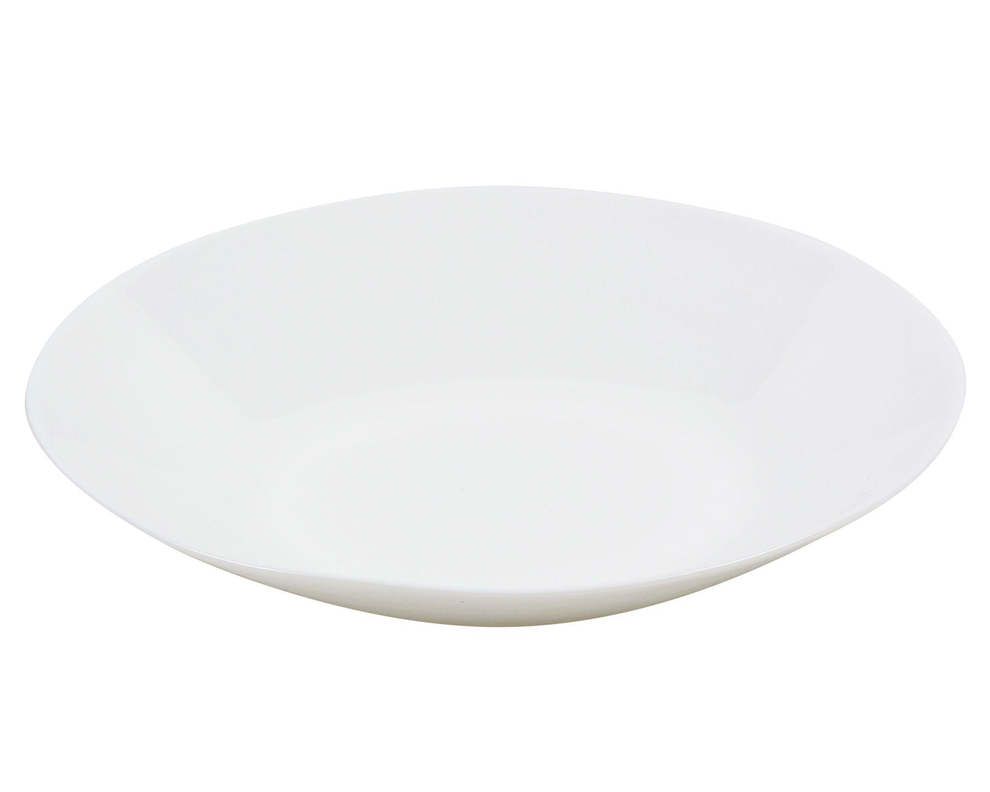Plato sopa 21.5 cm blanco Cotidiana.-0
