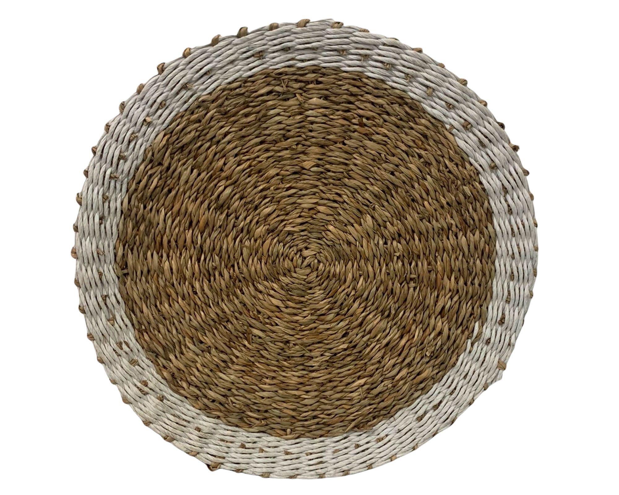 Individual 33 cm natural/blanco Cotidiana-0