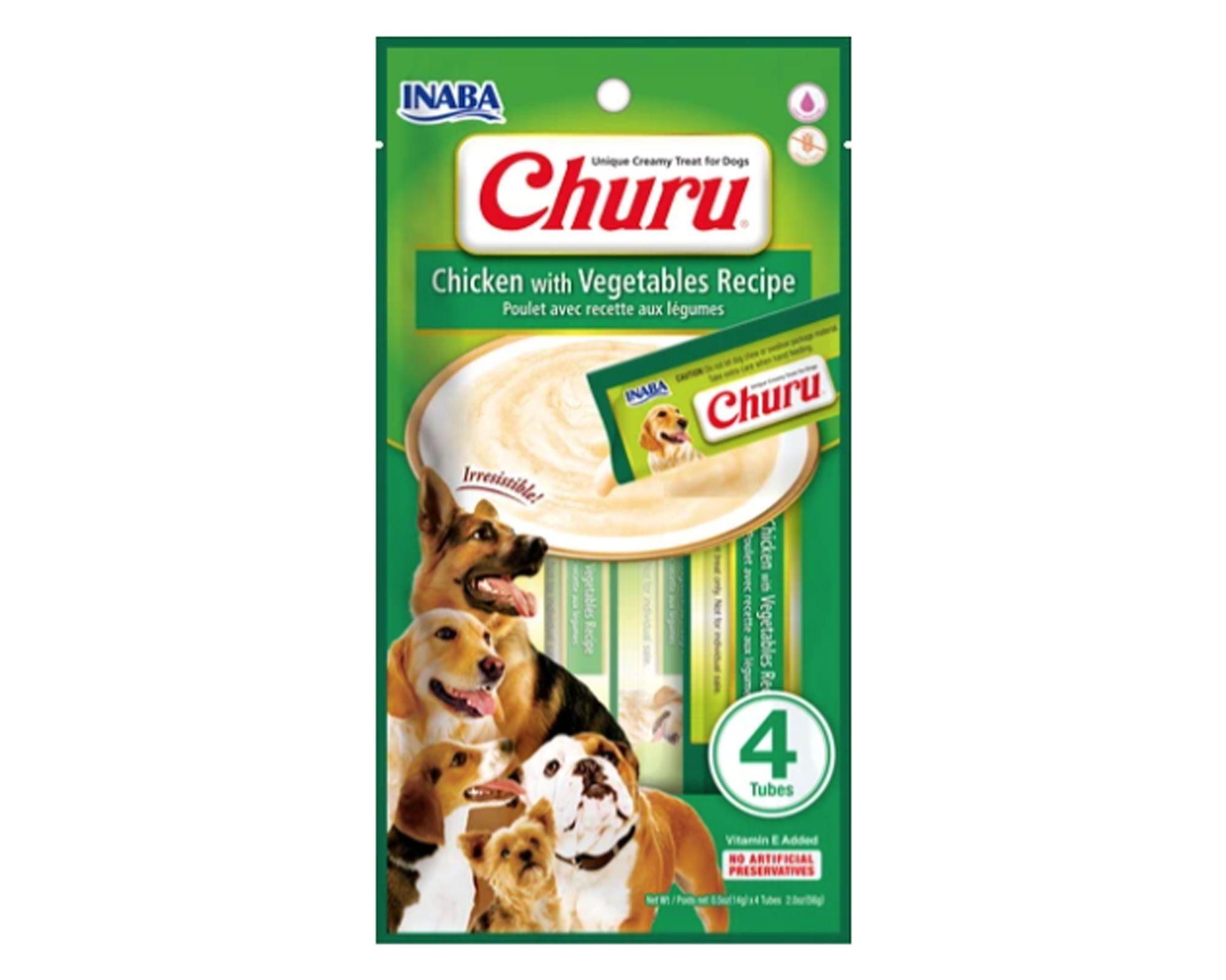 Snack perro 0,56 kg Churu pollo vegetales-0
