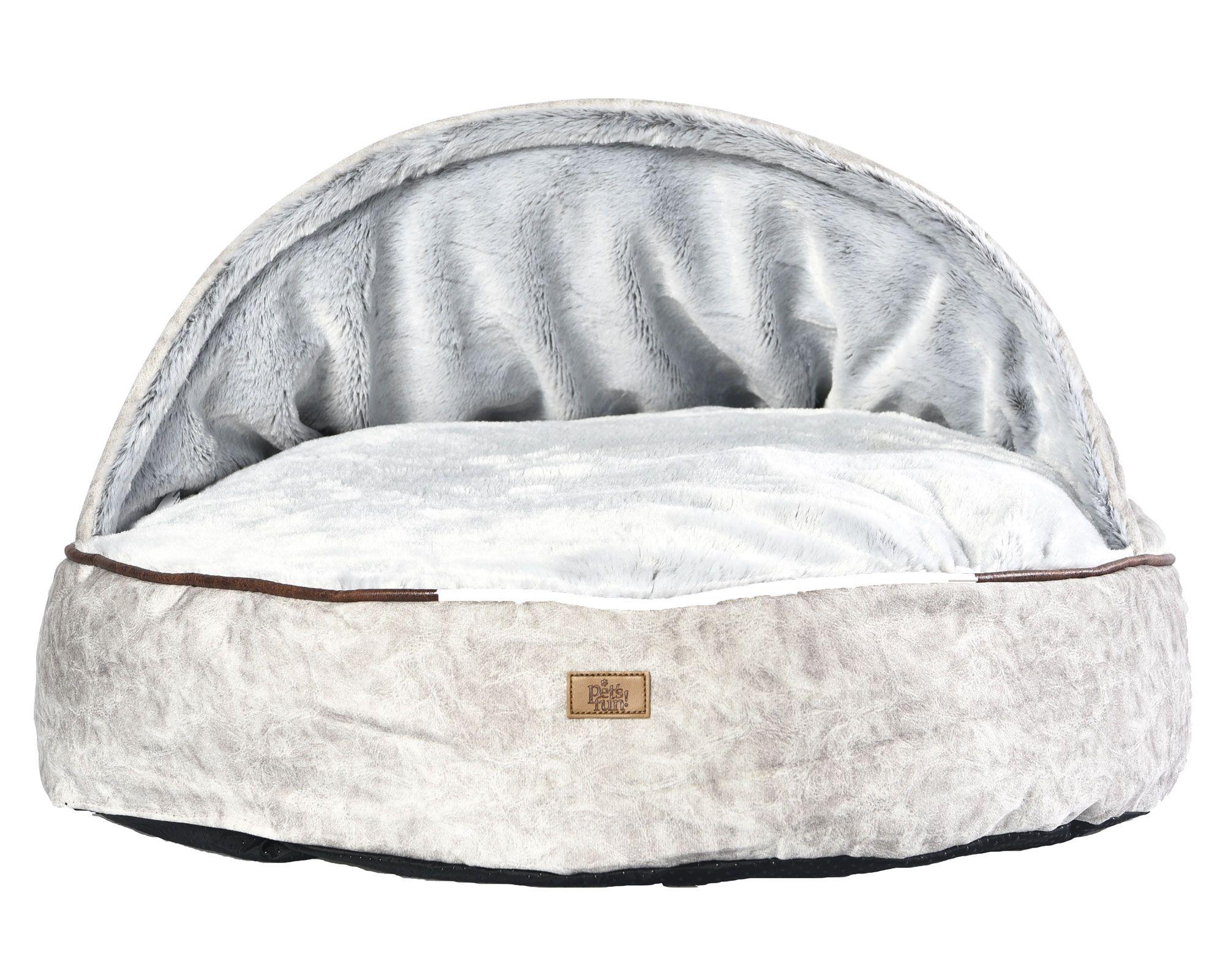 Cama mascota con cubierta redonda Pet's fun-0