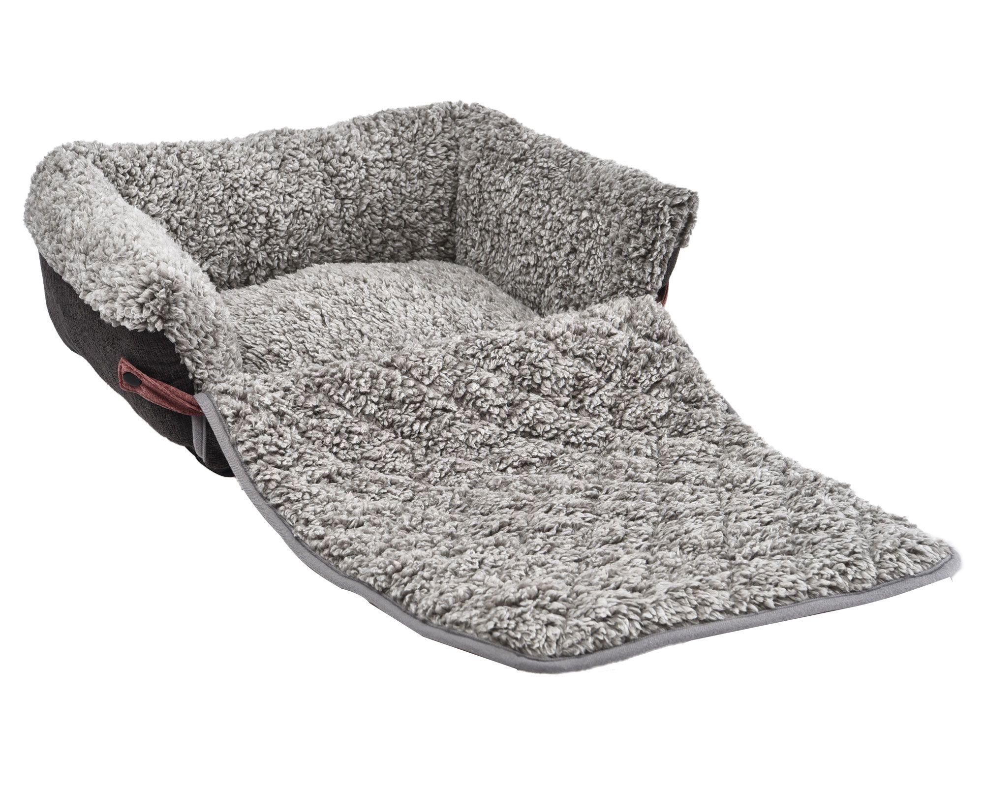 Cama mascota M con manta protectora Pet's fun-0