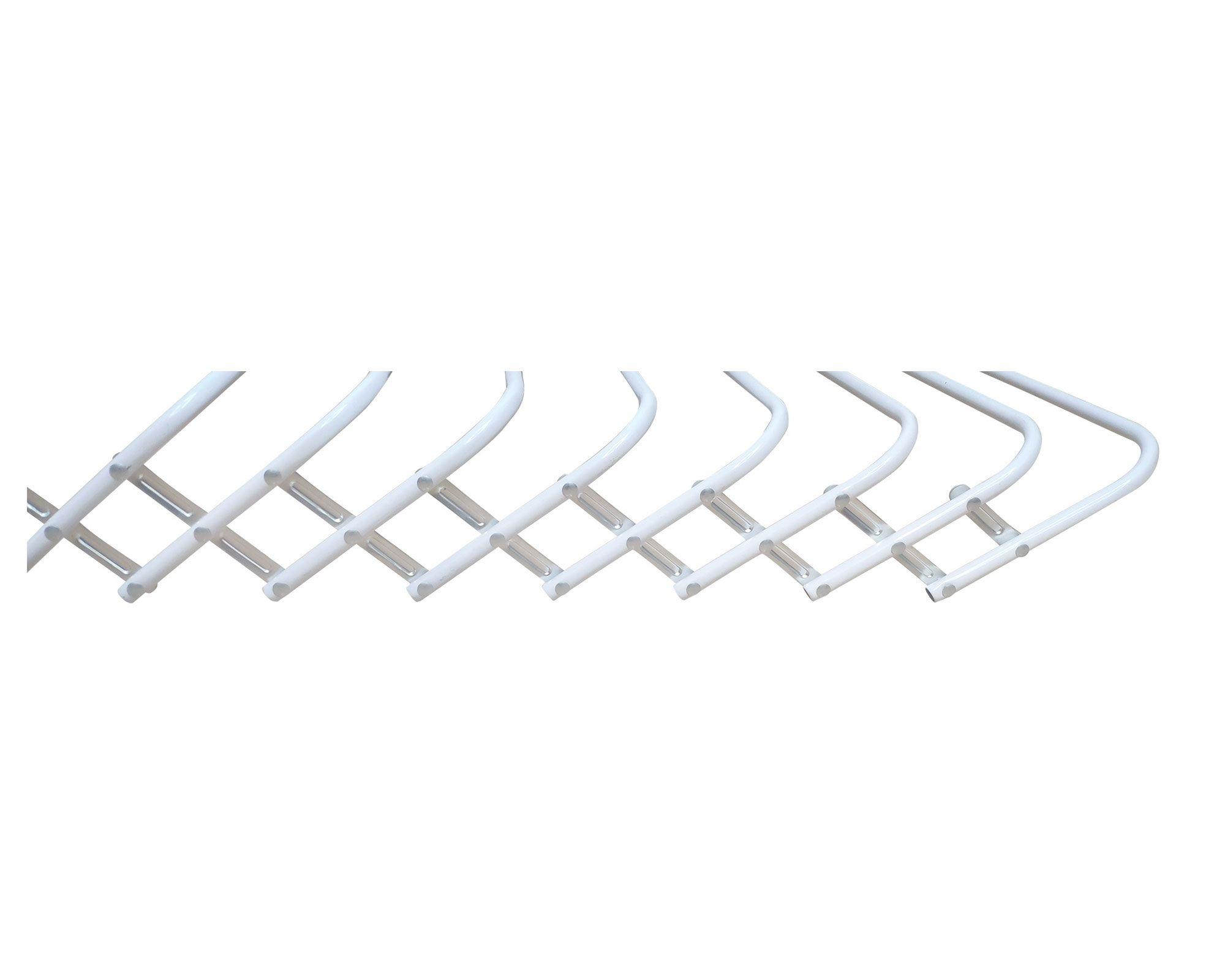Tendedero plegable 80 cm blanco Cotidiana.-2