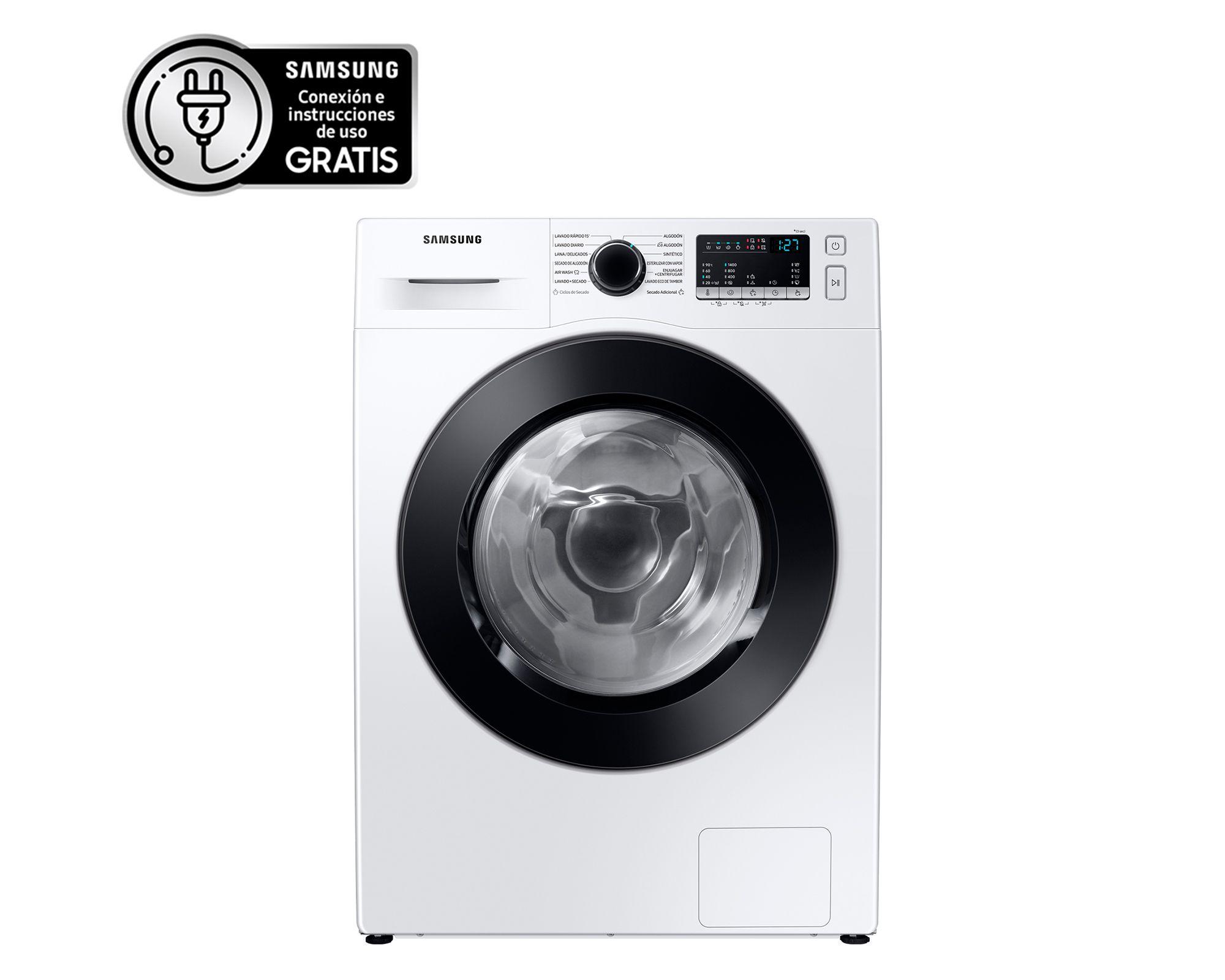Lavadora secadora carga frontal 9.5/6 kg WD95T4046CE/ZS blanco-1