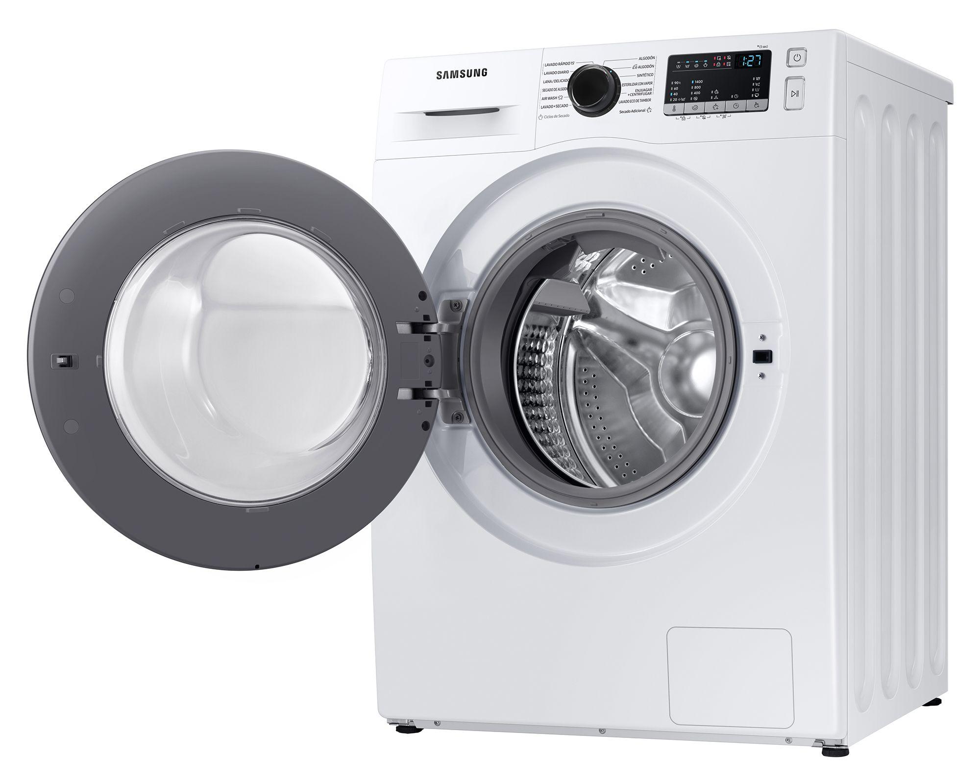 Lavadora secadora carga frontal 9.5/6 kg WD95T4046CE/ZS blanco-4