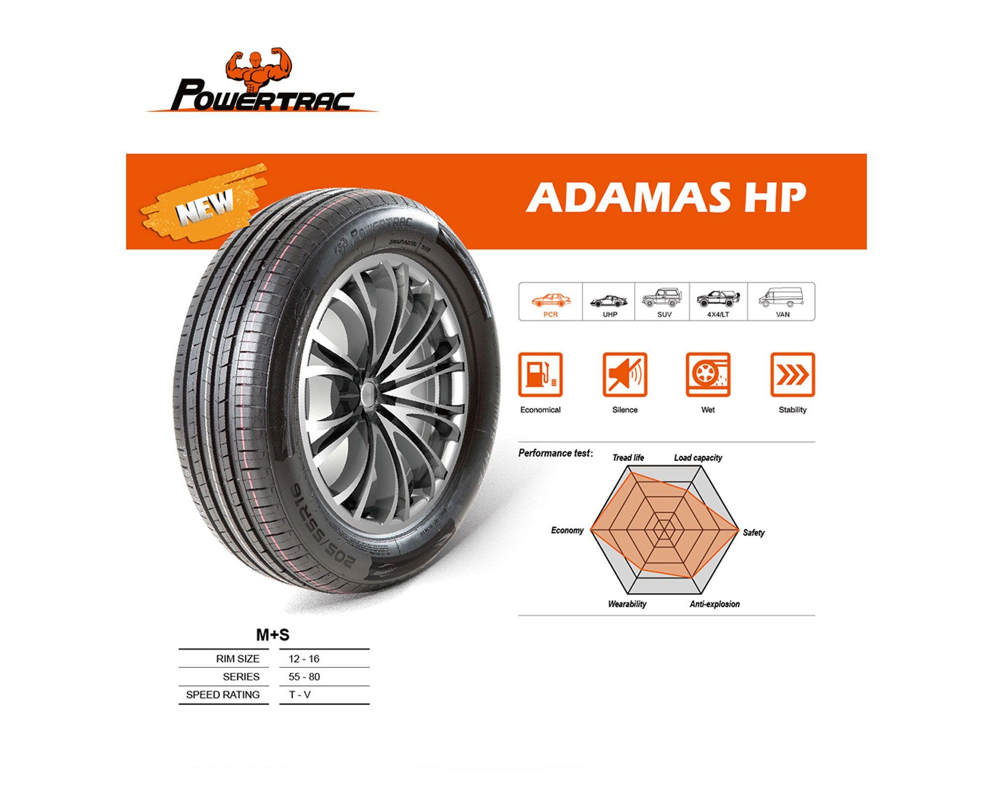 Neumático 175/70 R13 82T ADAMHP PowerTrac-1