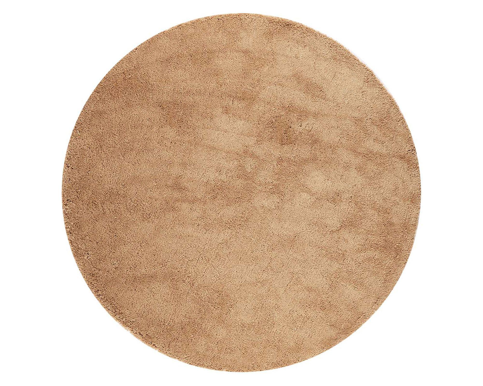 Alfombra 160 cm Sherpa beige oscuro Dib.-0