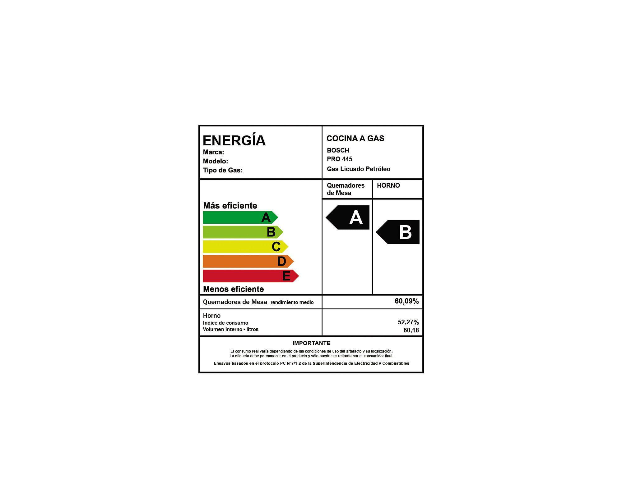 Cocina a gas 4 quemadores HSG14I31SE inox Bosch-11