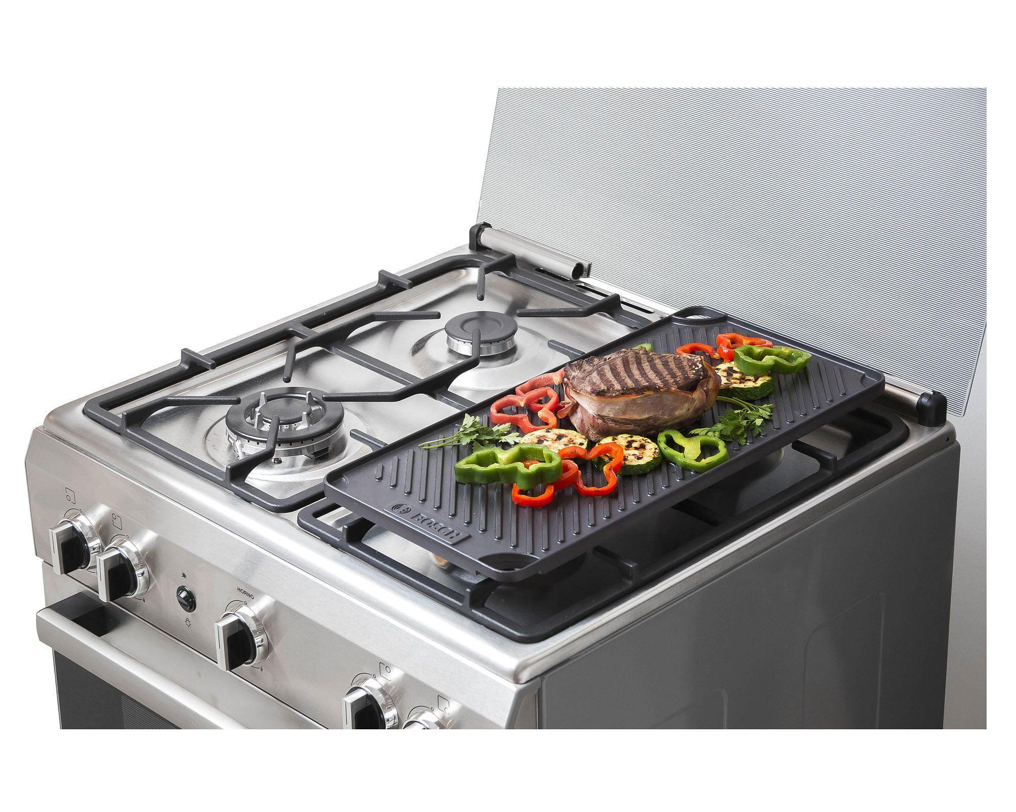 Cocina a gas 4 quemadores HSG14I31SE inox Bosch-9