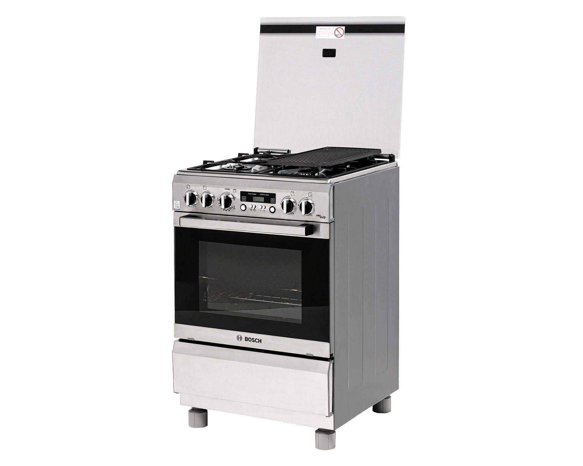 Cocina a gas 4 quemadores HSG45I20SE inox Bosch.-3