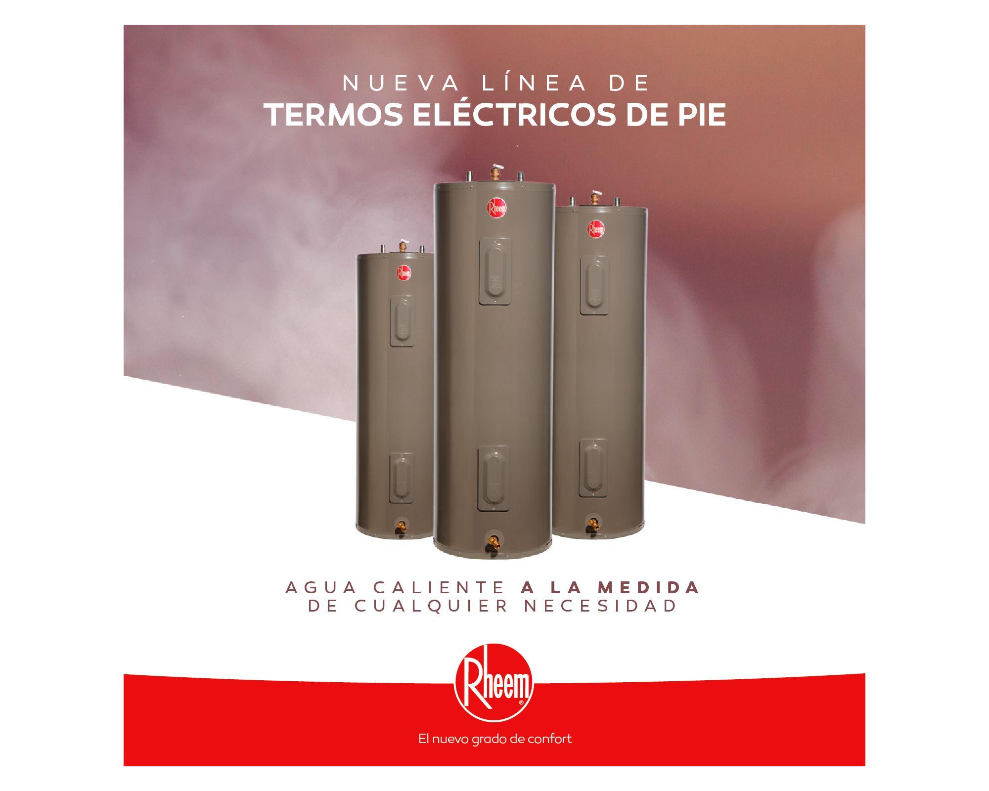 Termo eléctrico 76 litros piso Rheem-9