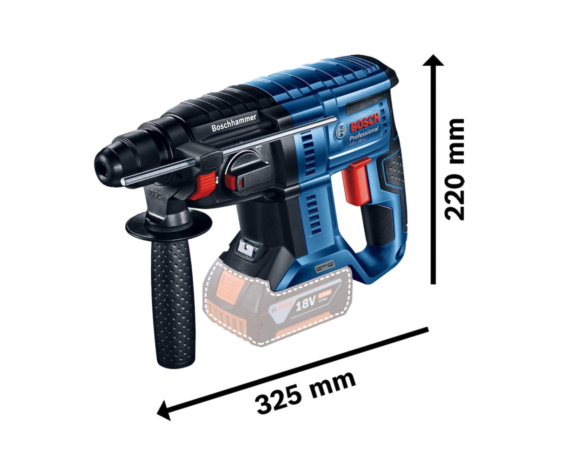 Rotomartillo SDS Plus 18V GBH 180 18V LI Bosch-5