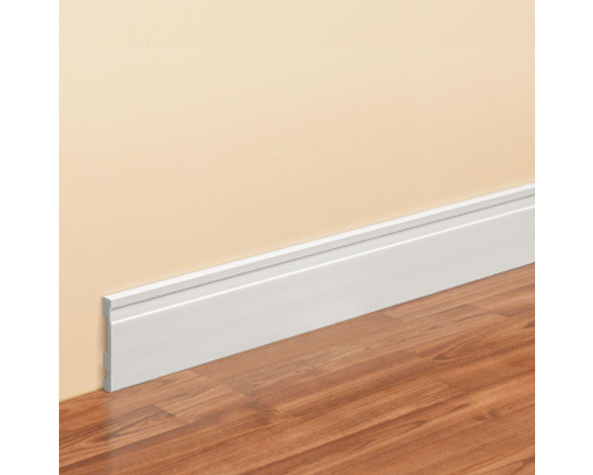 Guardapolvo 100 mm x 2.4 m Extra line blanco mate Atrim.-2