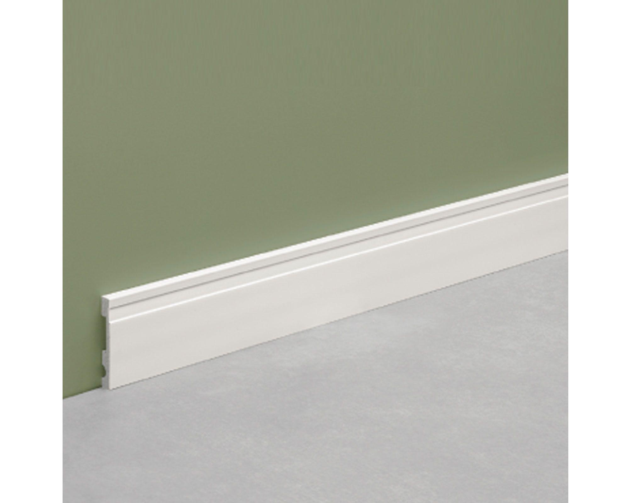 Guardapolvo 100 mm x 2.4 m Extra line blanco mate Atrim.-3