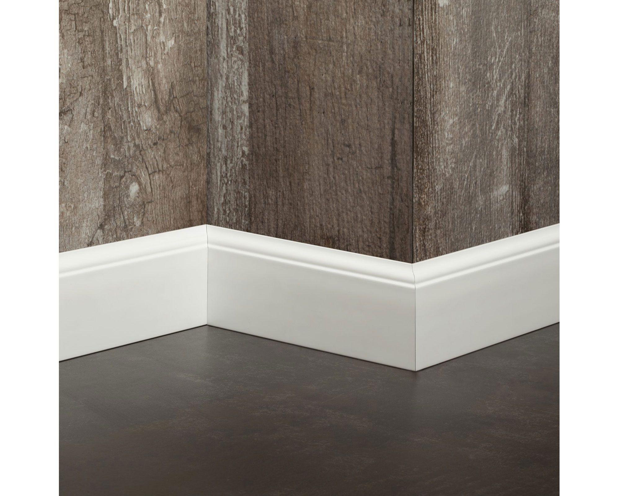 Guardapolvo Curves 80 mm x 2.4 m blanco mate-2