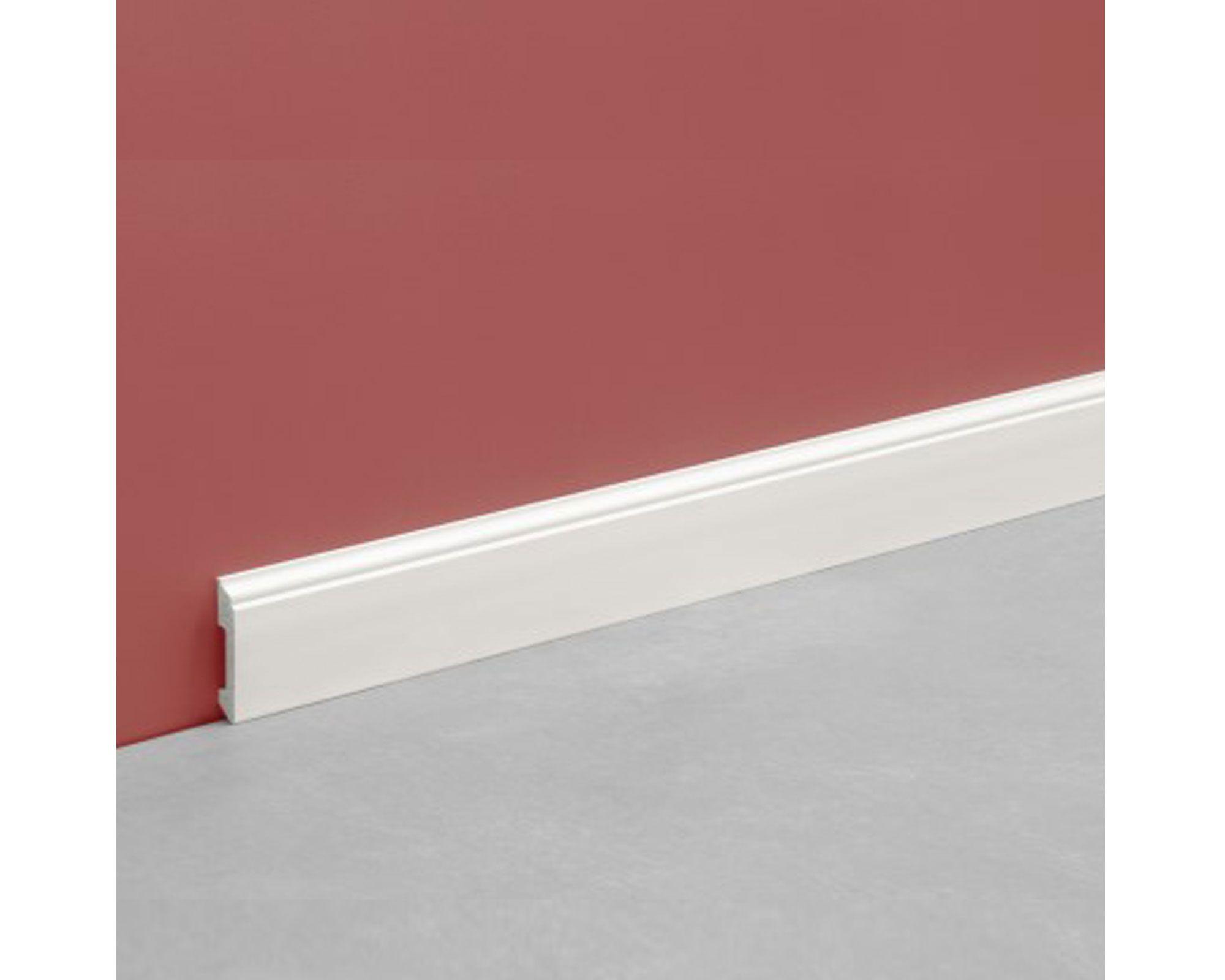 Guardapolvo Curves 80 mm x 2.4 m blanco mate-3