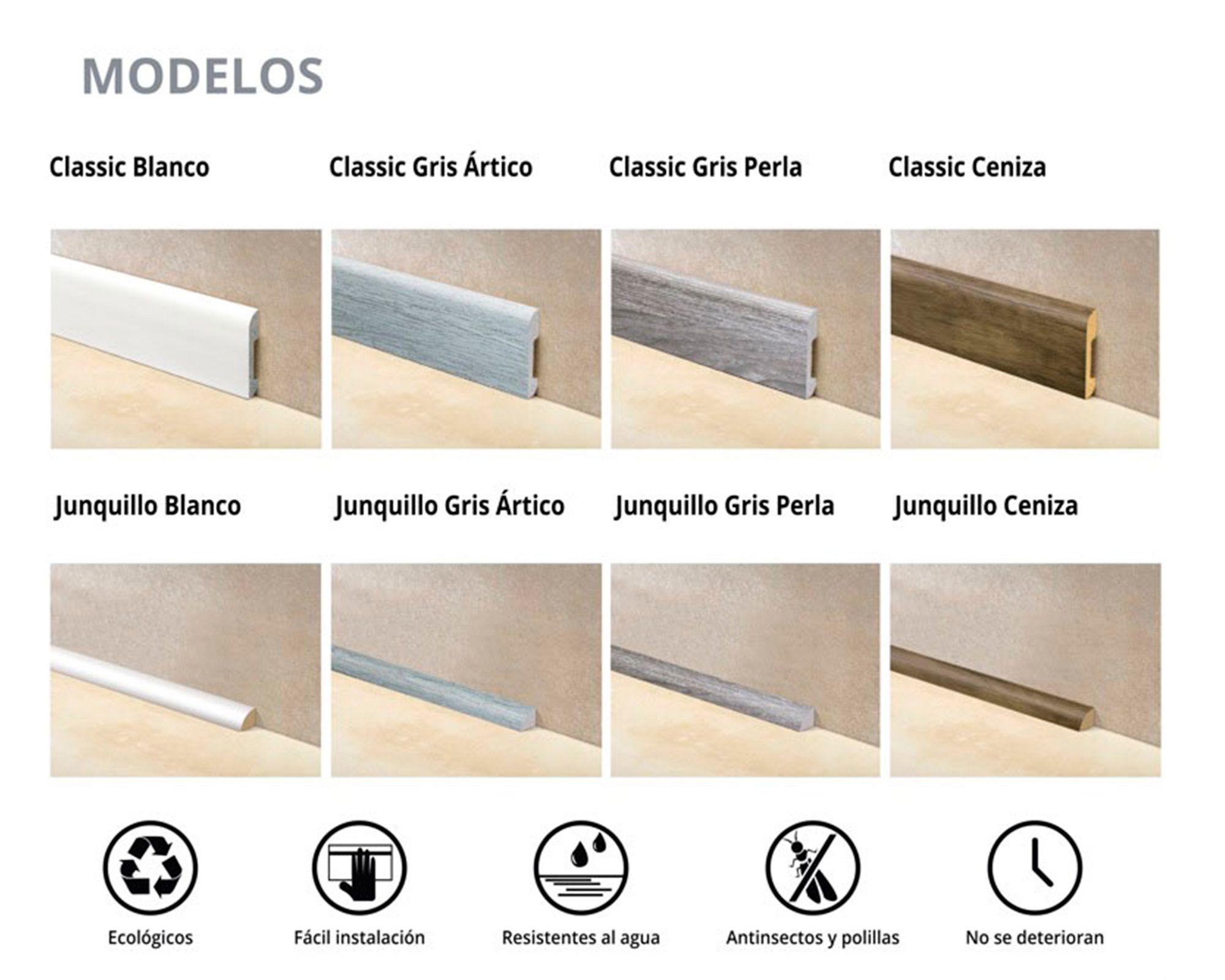 Guardapolvo Classic 68 mm x 2.4 m merbau-5