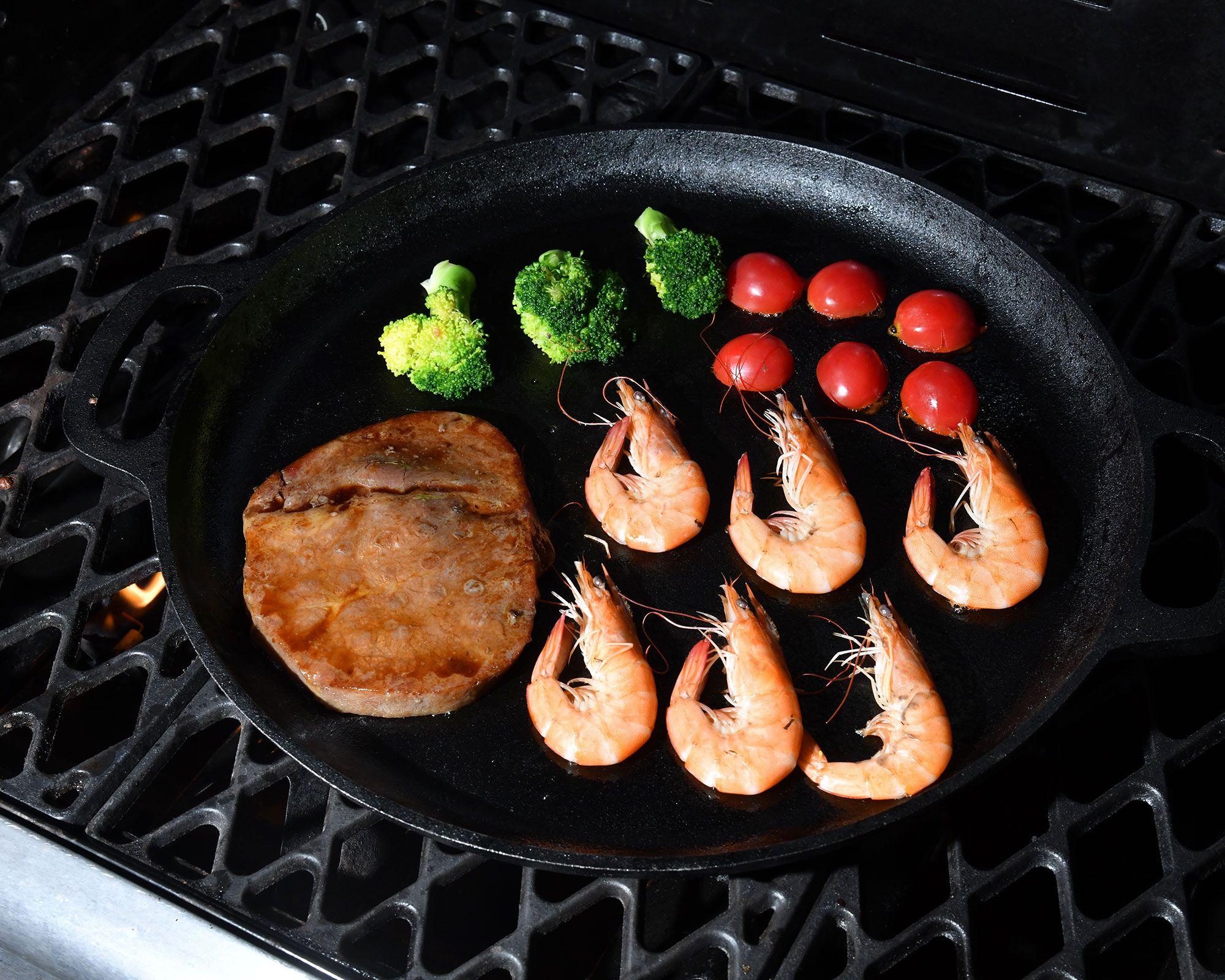 Plancha parrillera con asas negro-1