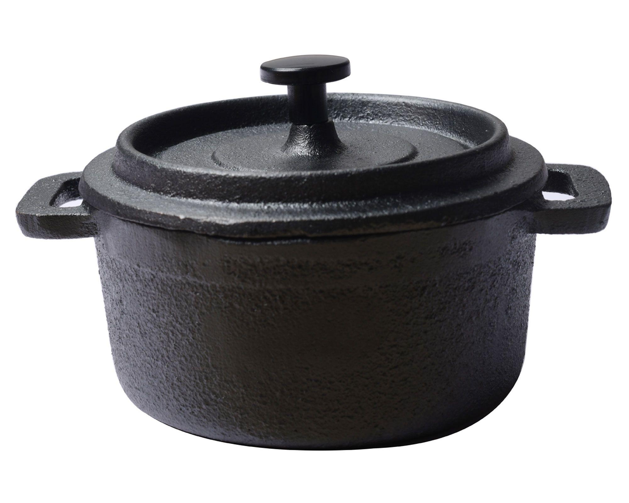 Mini olla 10 cm negro Beef Maker-0