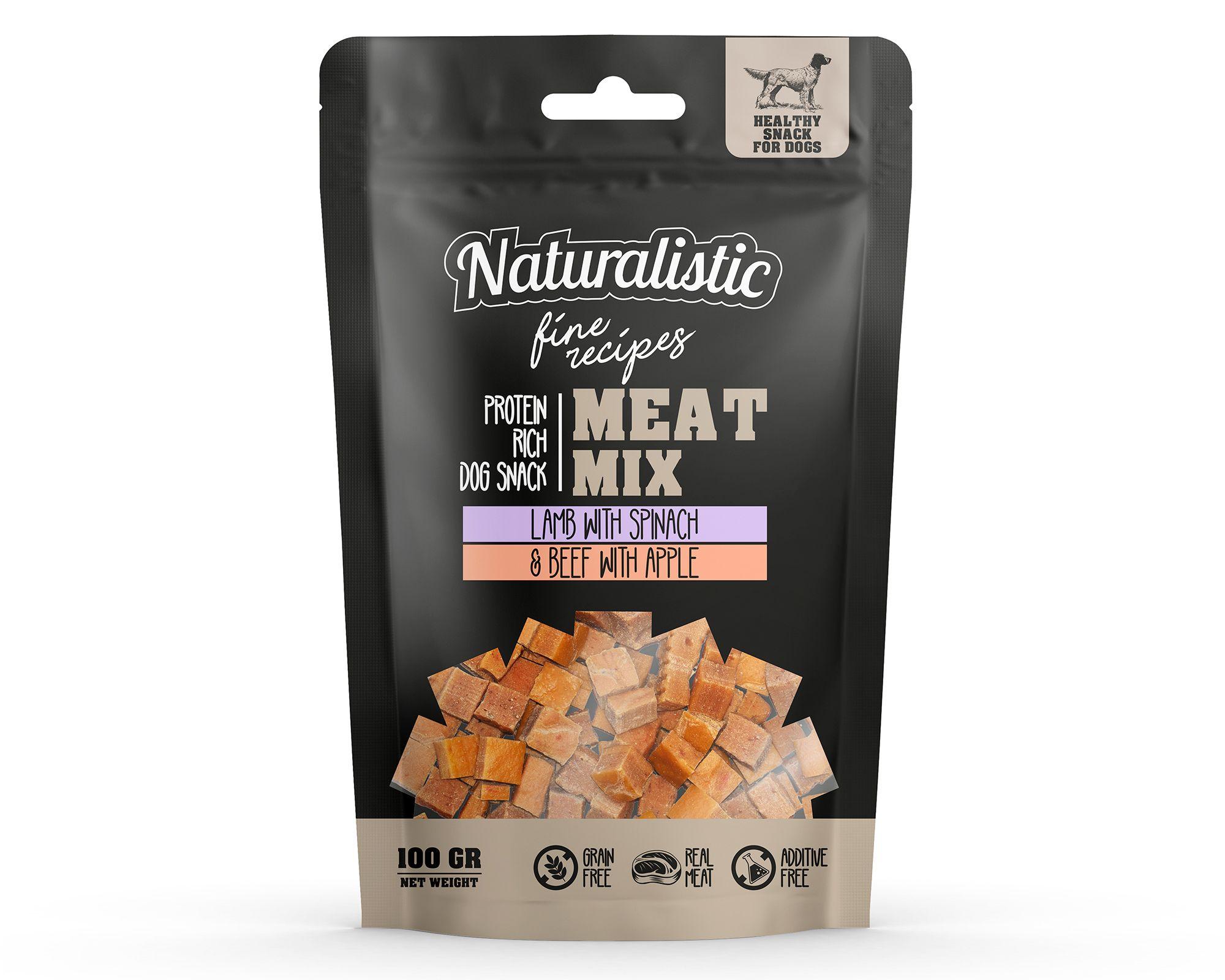 Snack perro adulto 100 gr cordero manzana-0