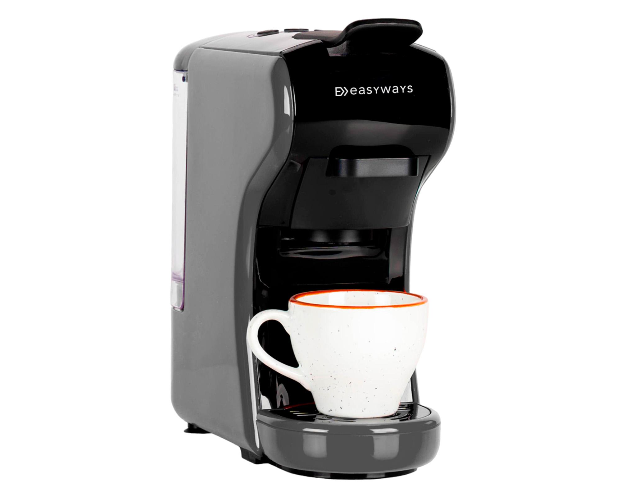 Cafetera Expresso Milano Coffee 3 en 1 gris EasyWays.-0