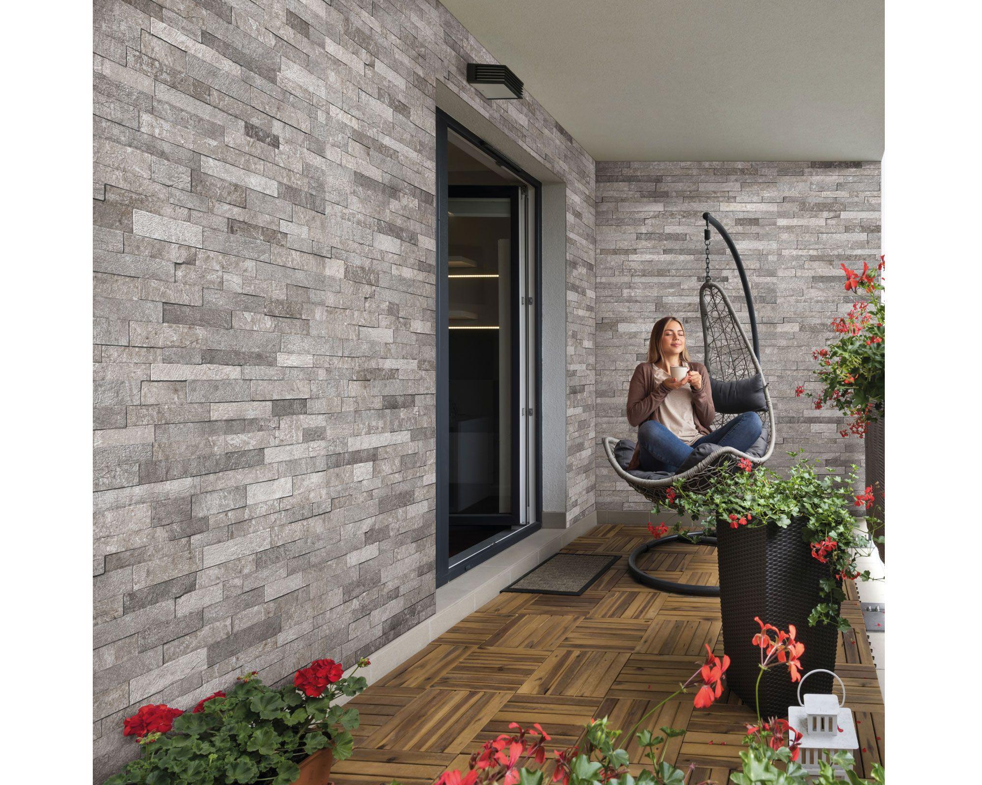 Simplísima 6x1200x2400 mm Piedra cantera gris ceniza Pizarreño Cedral..-2