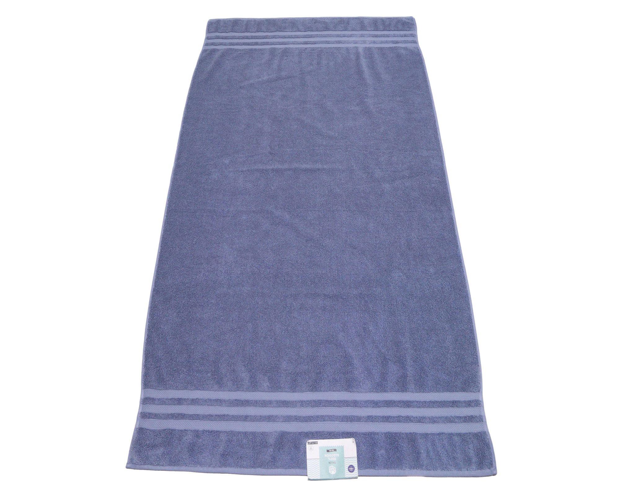 Toallón 90x170 cm azul piedra Cotidiana-0