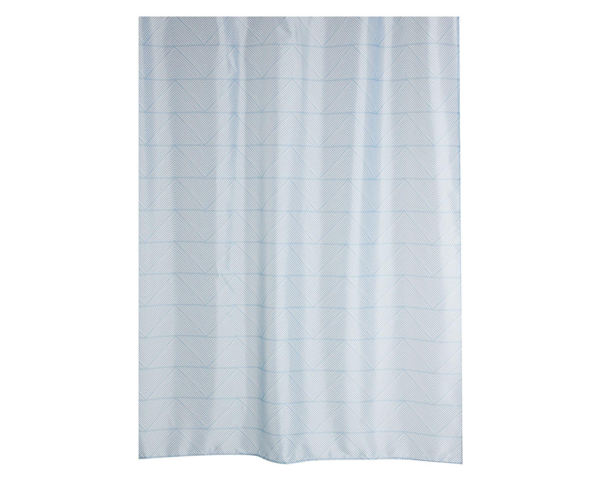 Cortina de baño Cotidiana Zigzag 180x180 cm-0