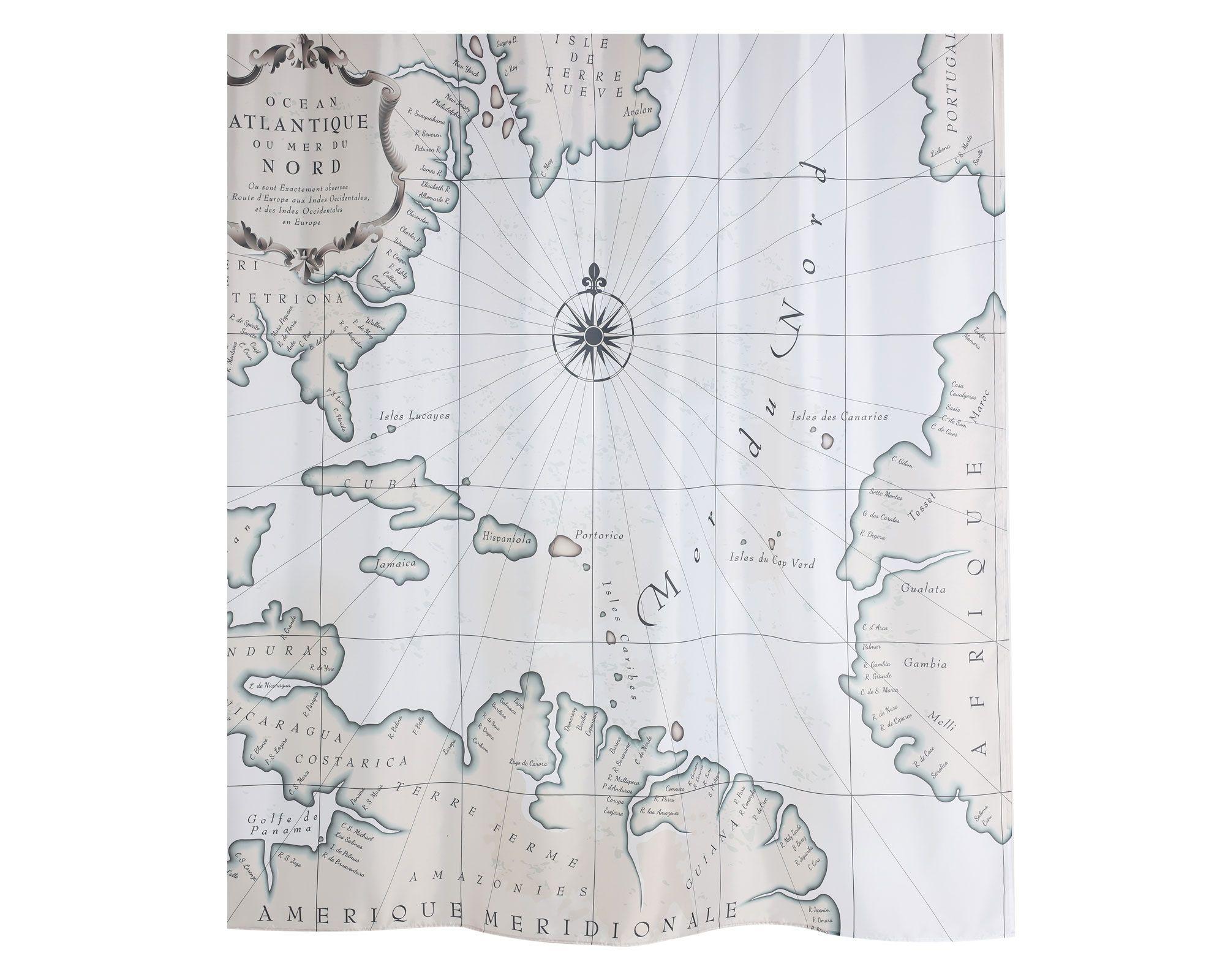 Cortina baño 180x180 cm Poli Nord Cotidiana-0