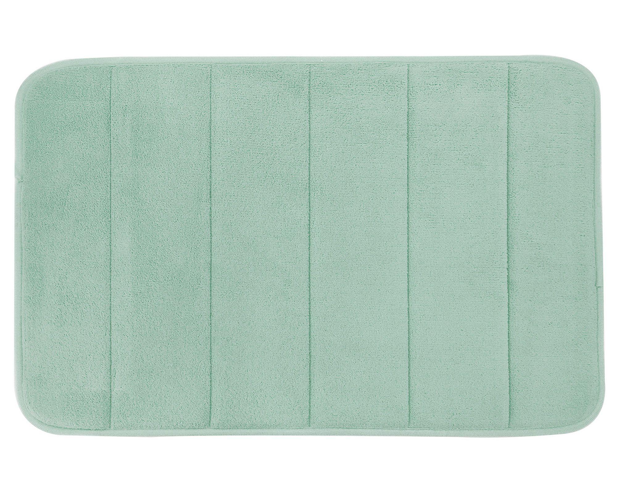 Alfombra de baño Cotidiana Liso aqua 40x60 cm-0