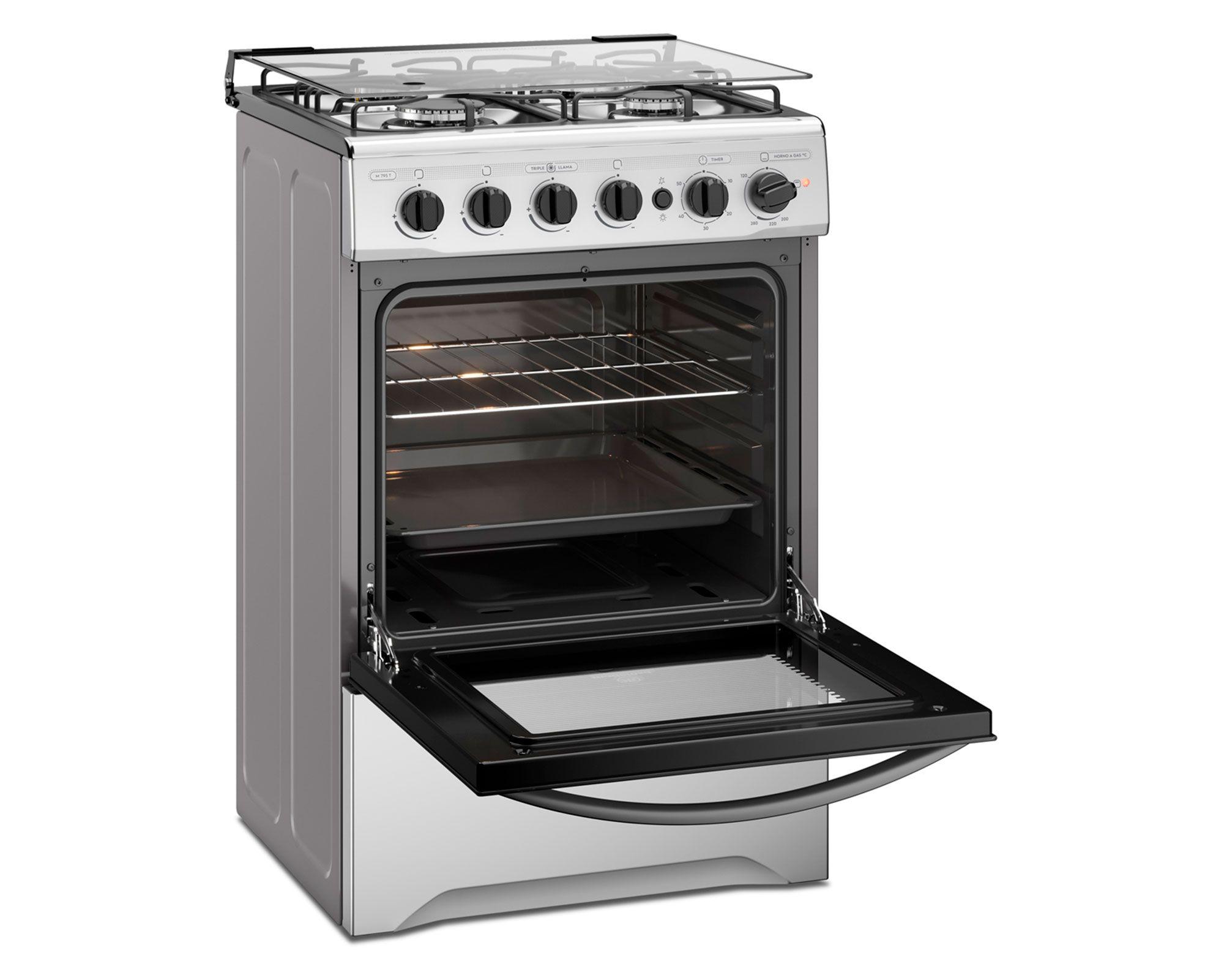 Cocina M 795 T 4 quemadores gas licuado y natural-1