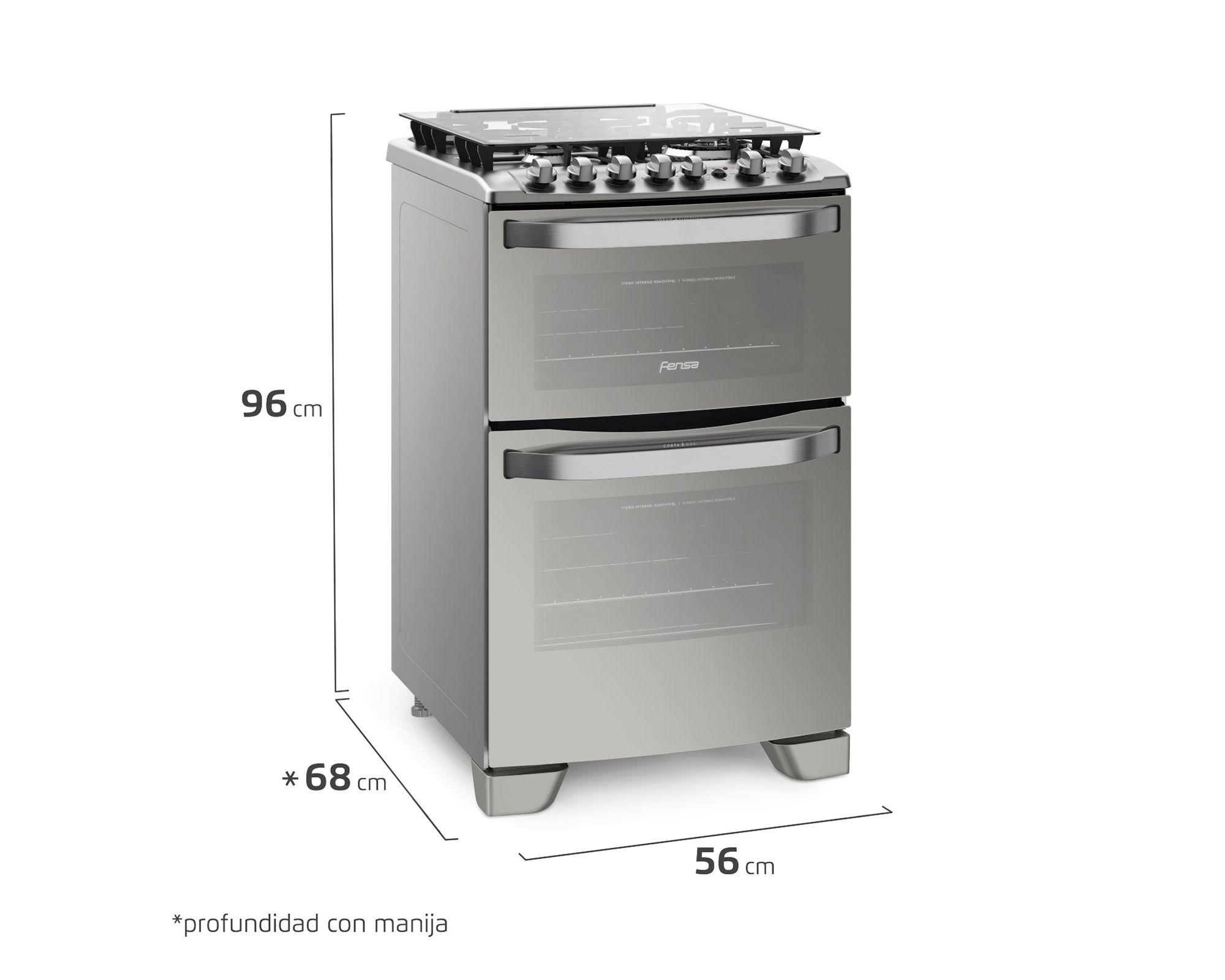 Cocina 4 quemadores 56 DXT Fensa-5
