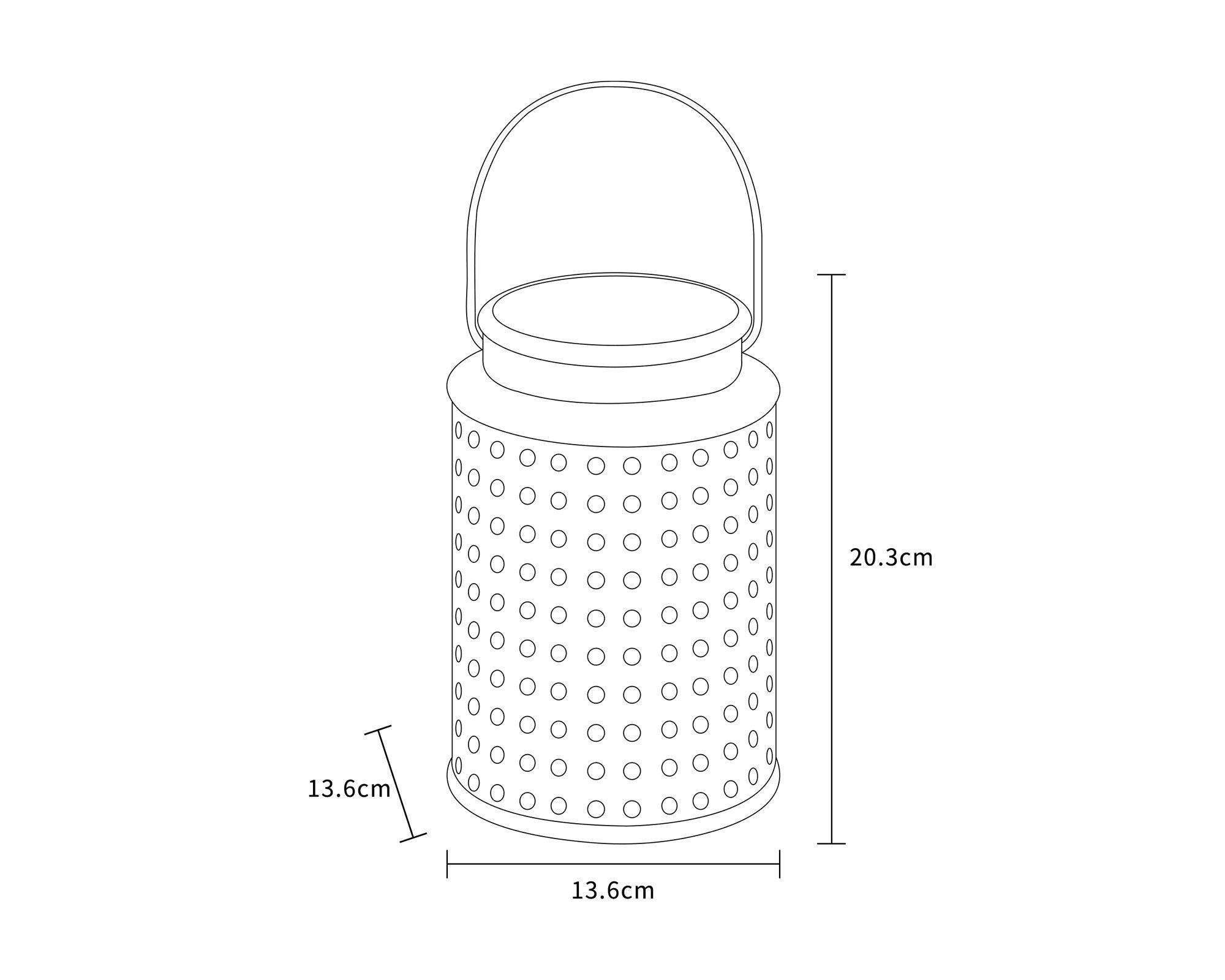 Farol 20.3 cm Cotidiana-1