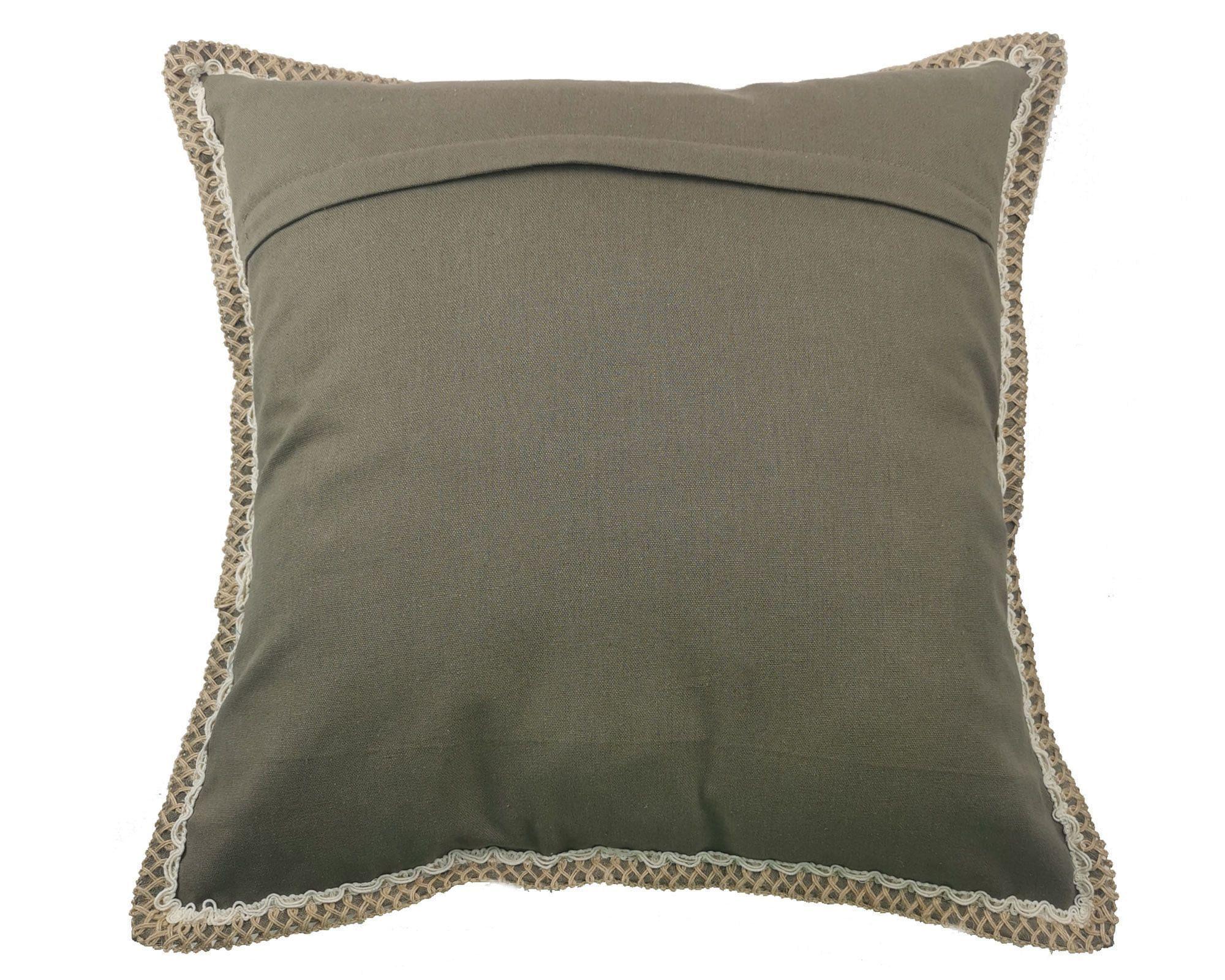 Almohadón decorativo Cotidiana Liso gris 45x45 cm-3