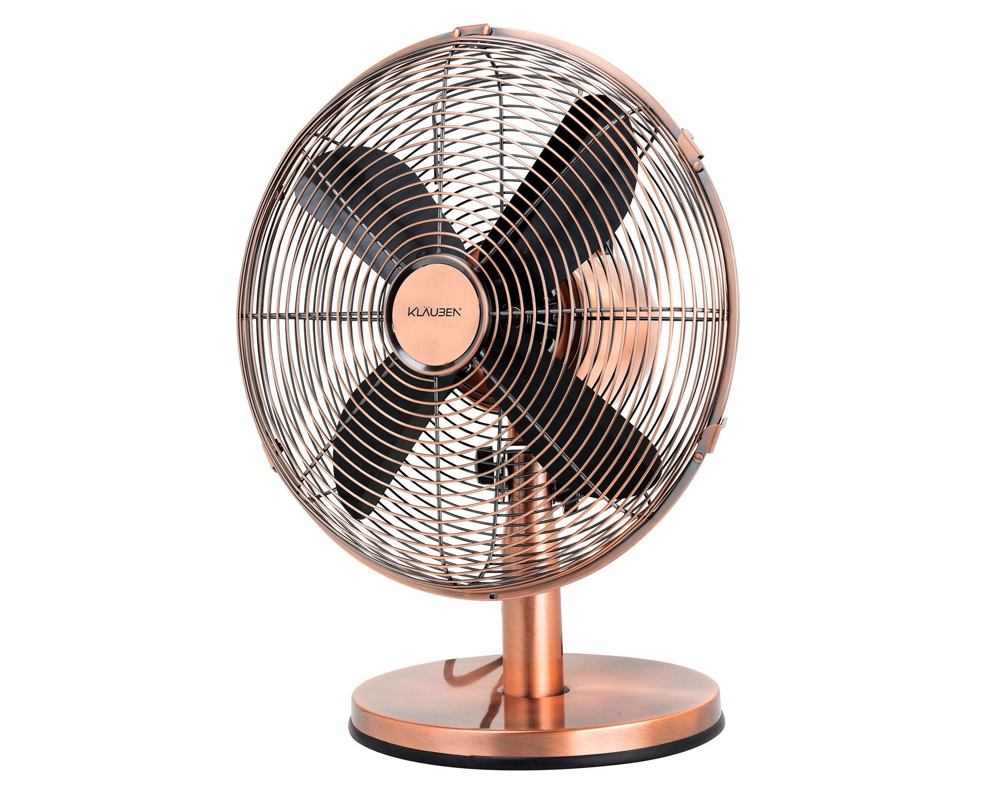 Ventilador de escritorio 12'' cobre Klauben-1