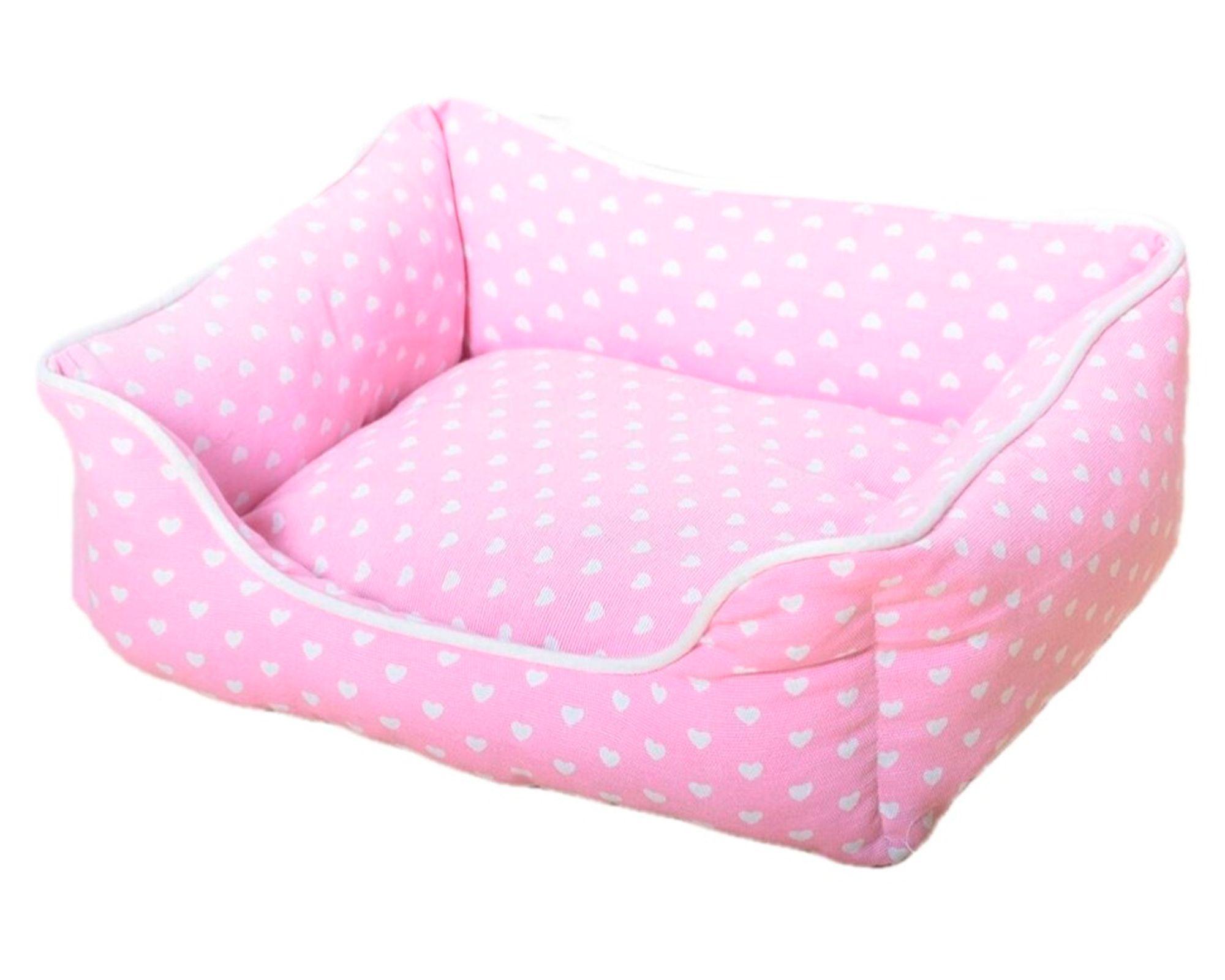 Cama mascotas 14x49x39 cm rosa-0