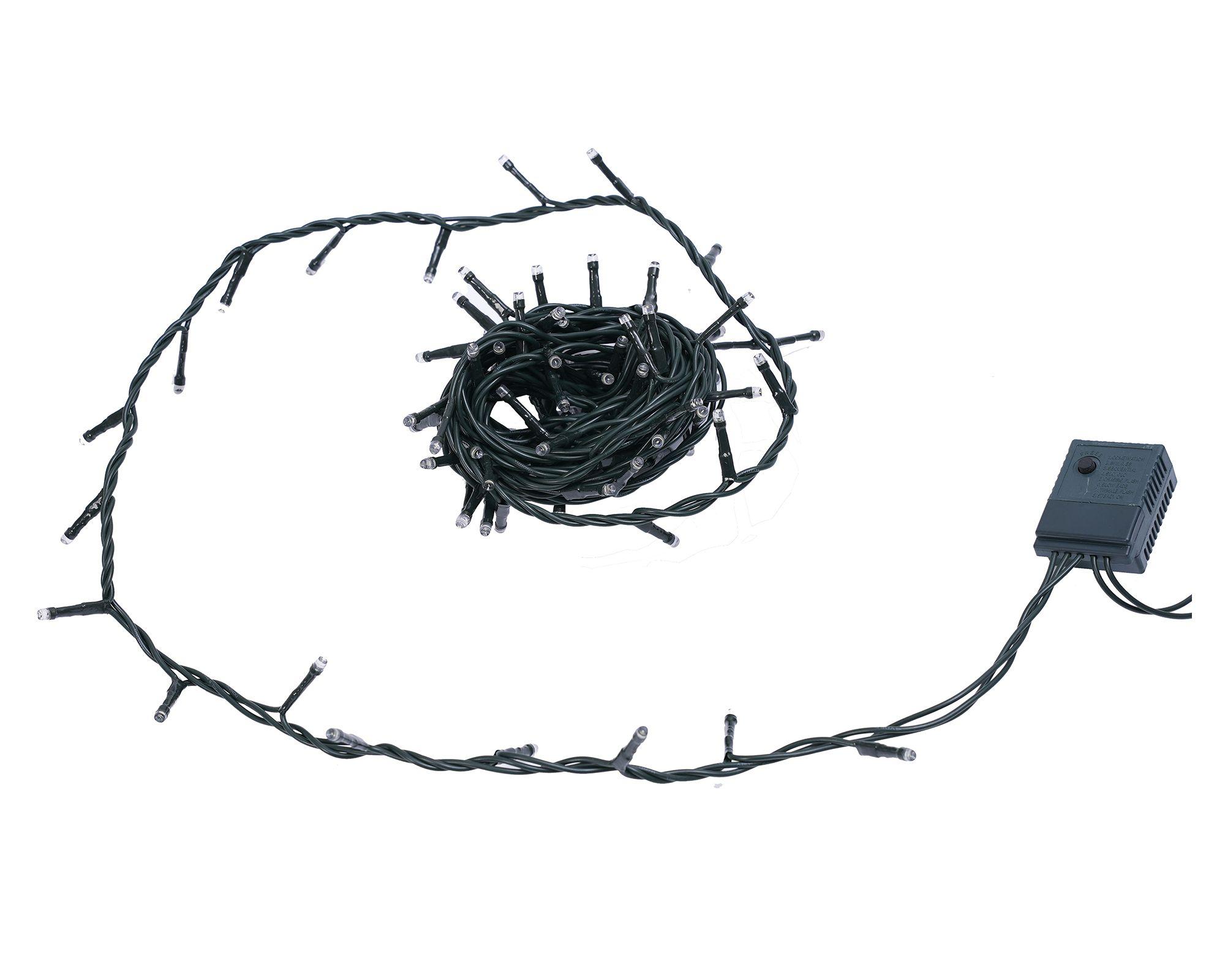 Guirnalda navidad LED 100L luz blanca cálida-1