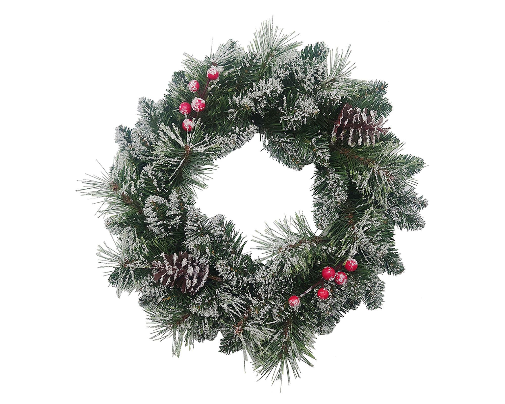 Corona navideña Snow cashmere mix Cotidiana-0