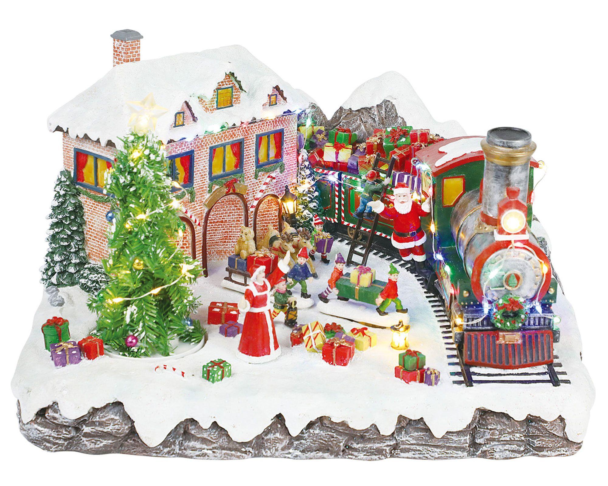 Villa tren 34x30x20.5 cm Cotidiana-0