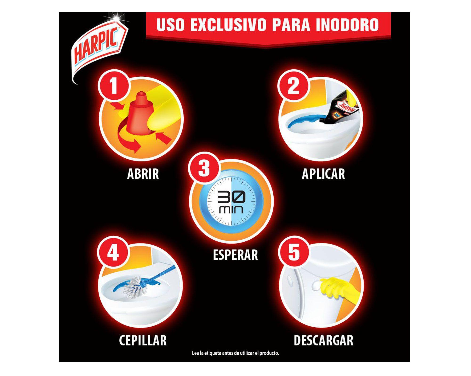 Limpiador de baño 750 ml Harpic-1