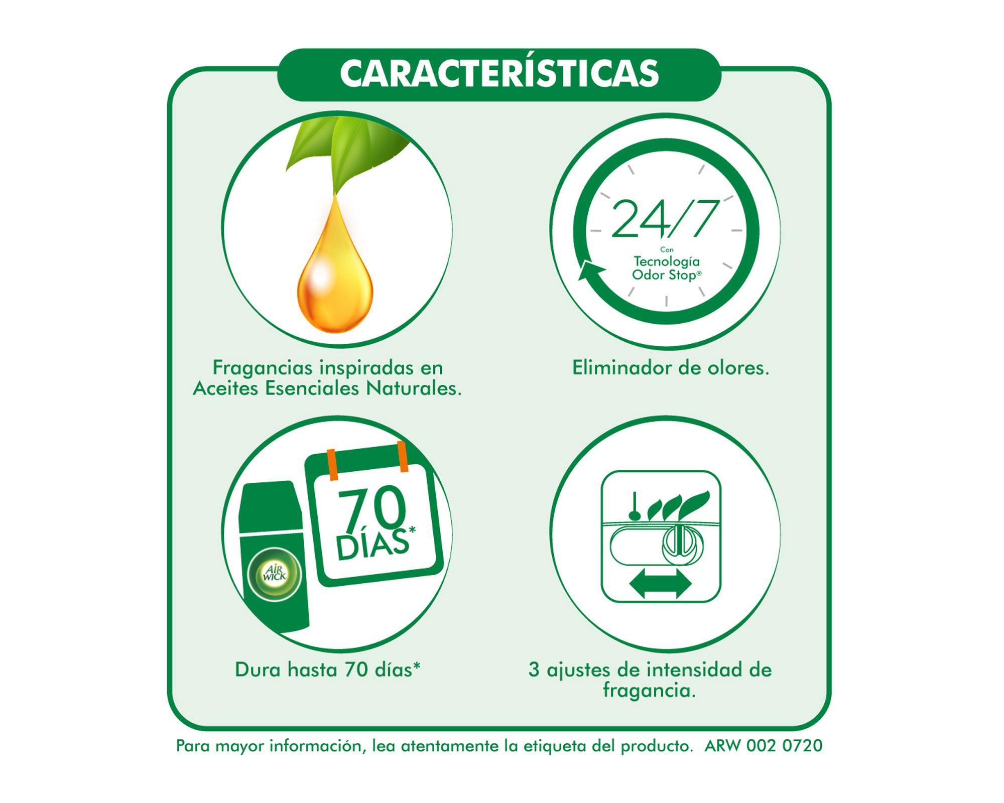 Aromatizador automático Freshmatic + 3 repuestos 250 ml Air Wick-1
