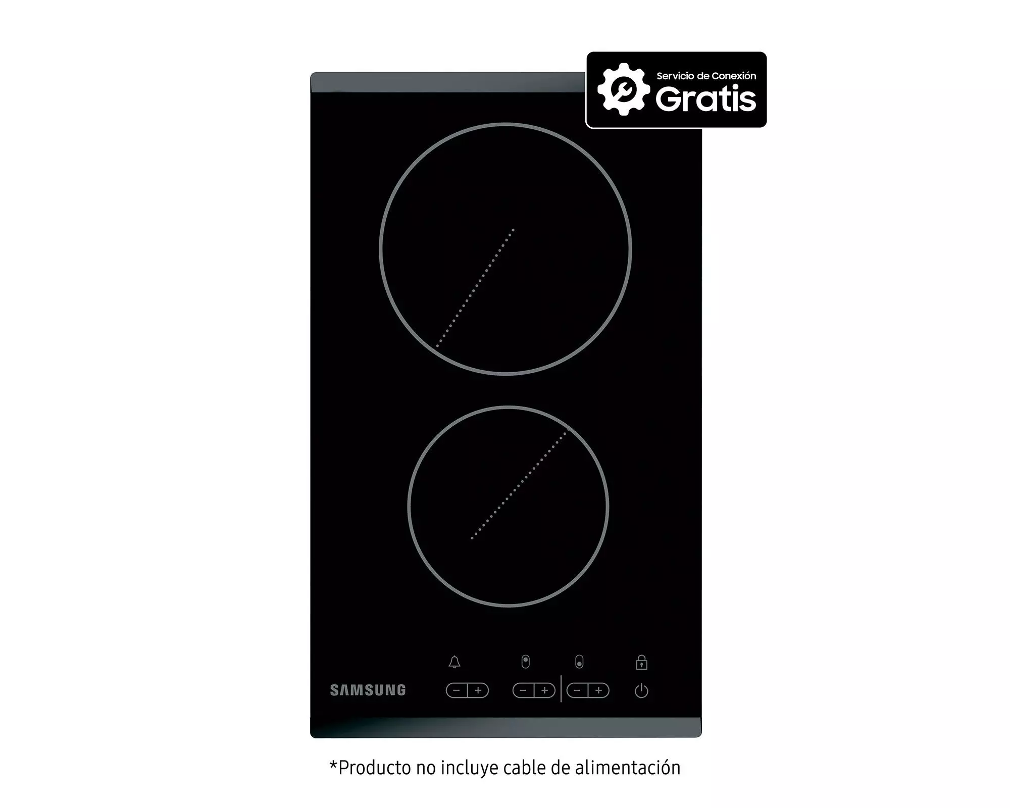 Encimera vitrocerámica 2 quemadores CTR432NB02/ZS Samsung-1